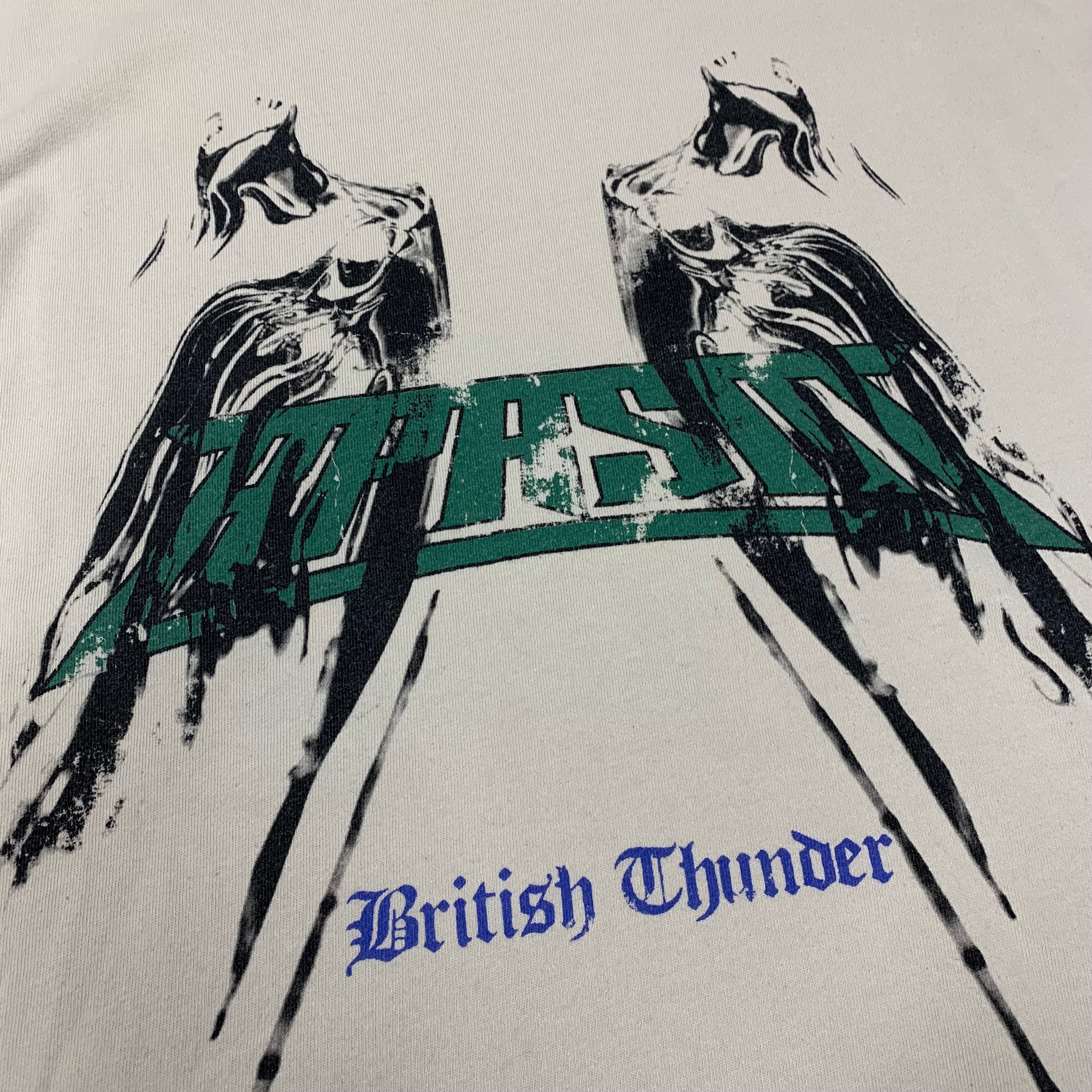 Represent Large Tee British Thunder Vintage White T-Shirt