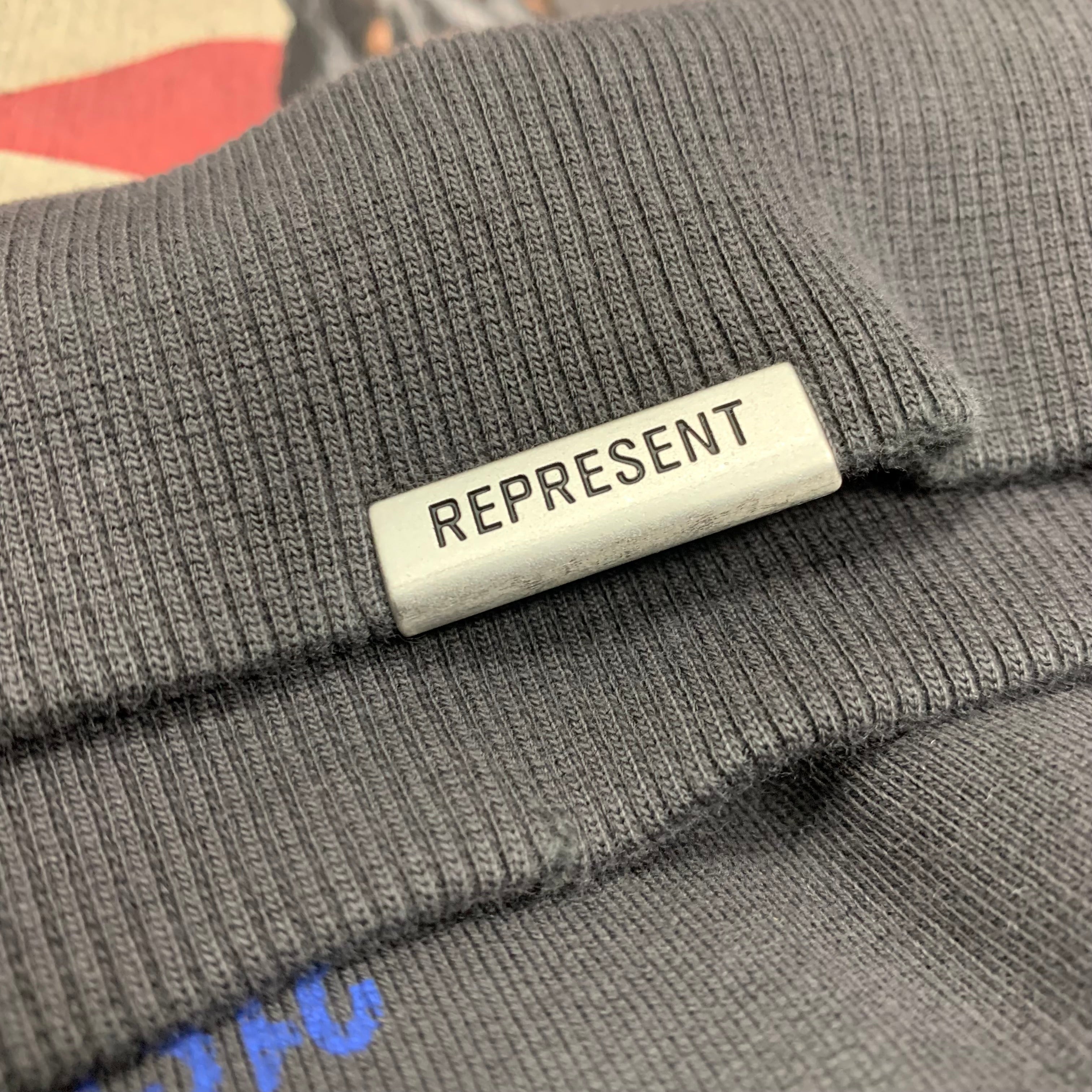 Represent Medium Hoodie Dream On Tour Sun Fade Grey Hoodie (RRP £180)