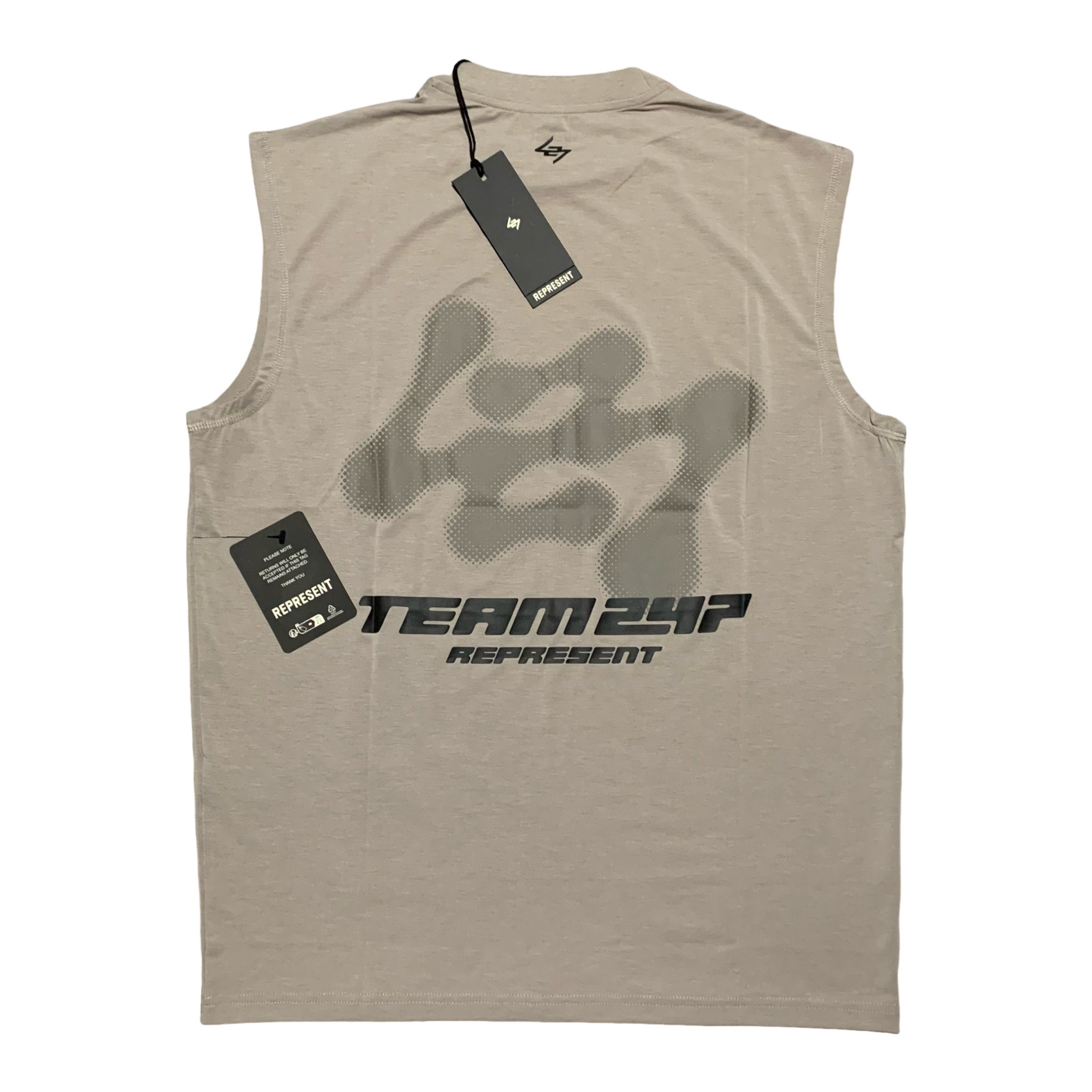 Represent XS 247 Tank Top Moonrock Oversized