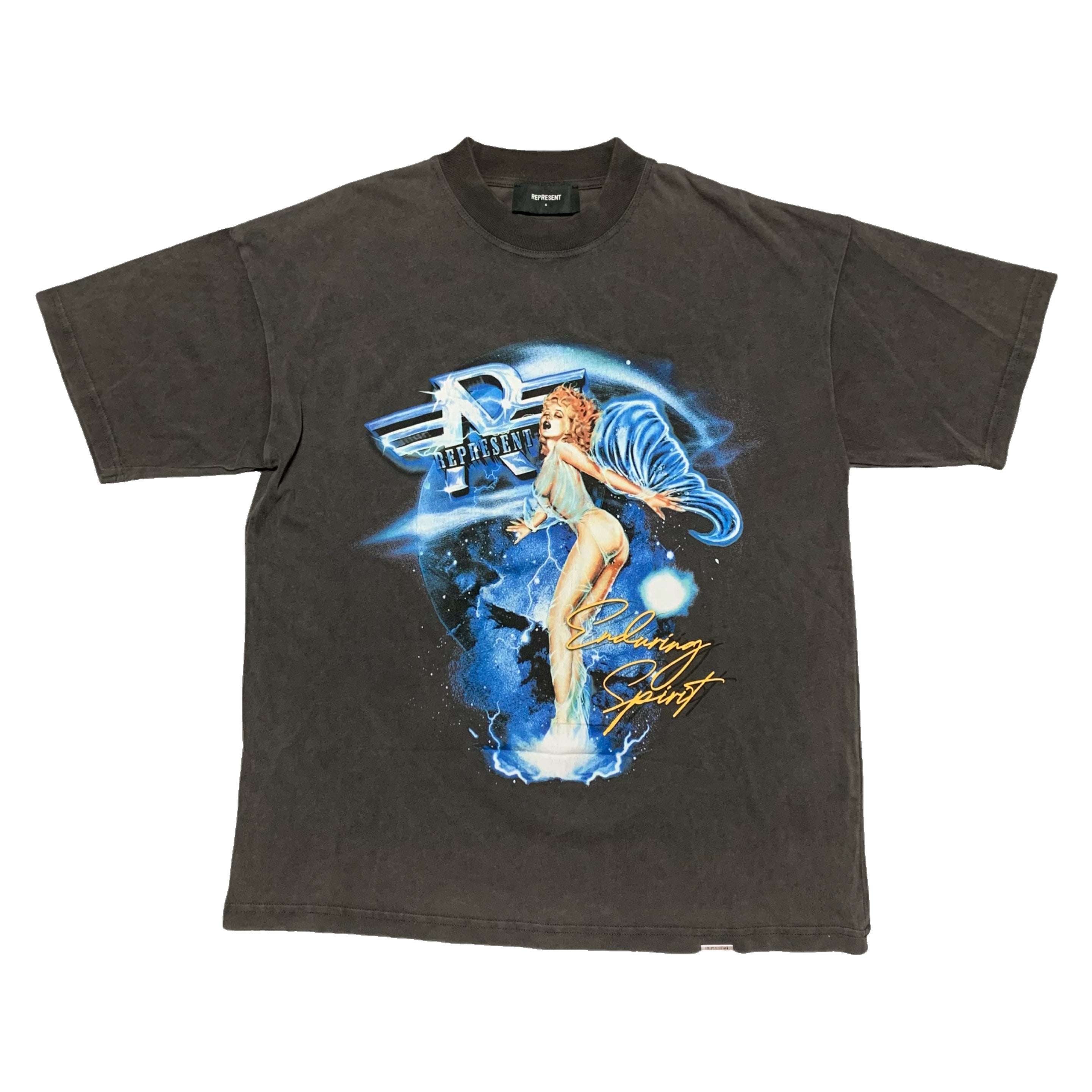 Represent Small Spirit Enduring Vintage Grey Tee