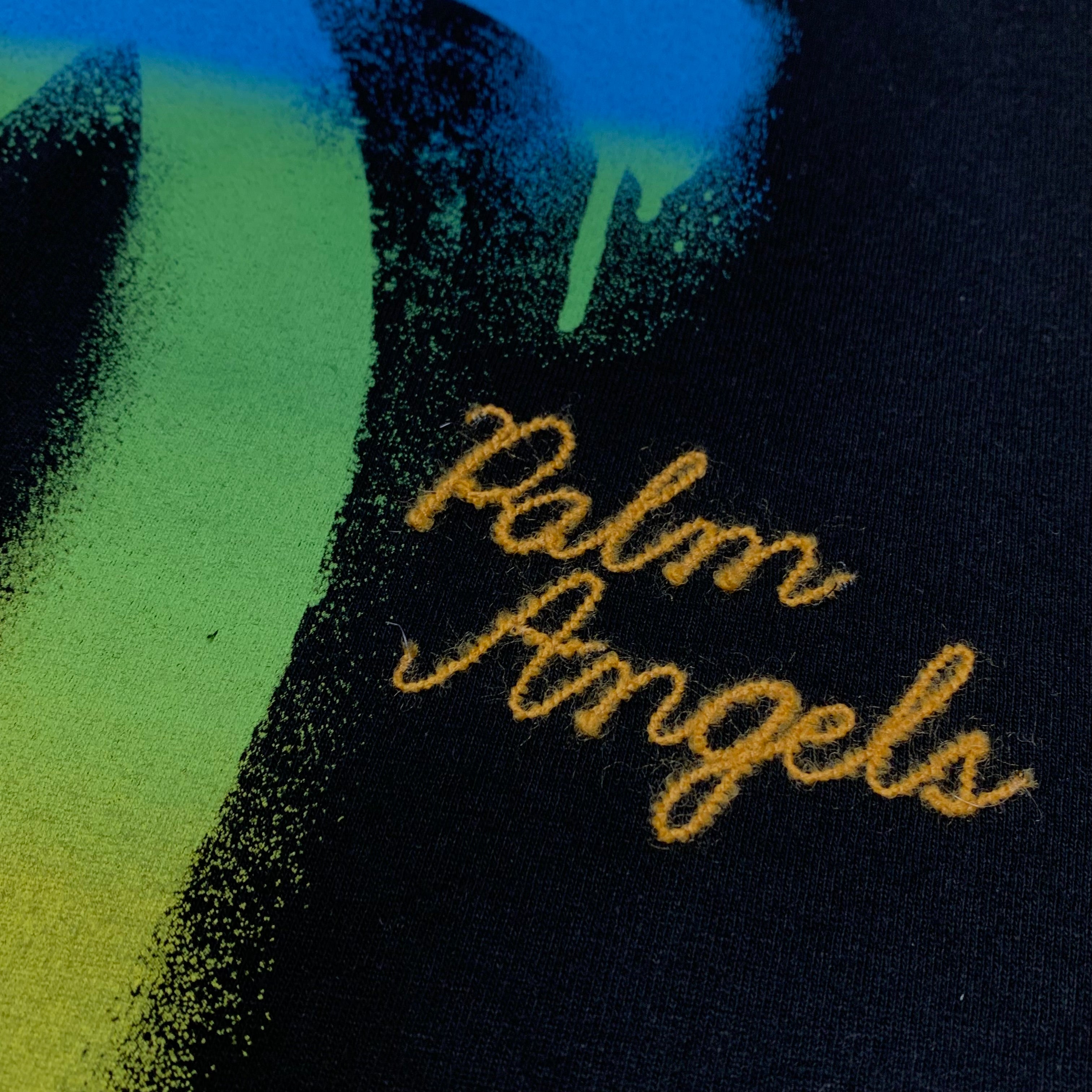 Palm Angels Medium Tee Graffiti Tree Black T-Shirt