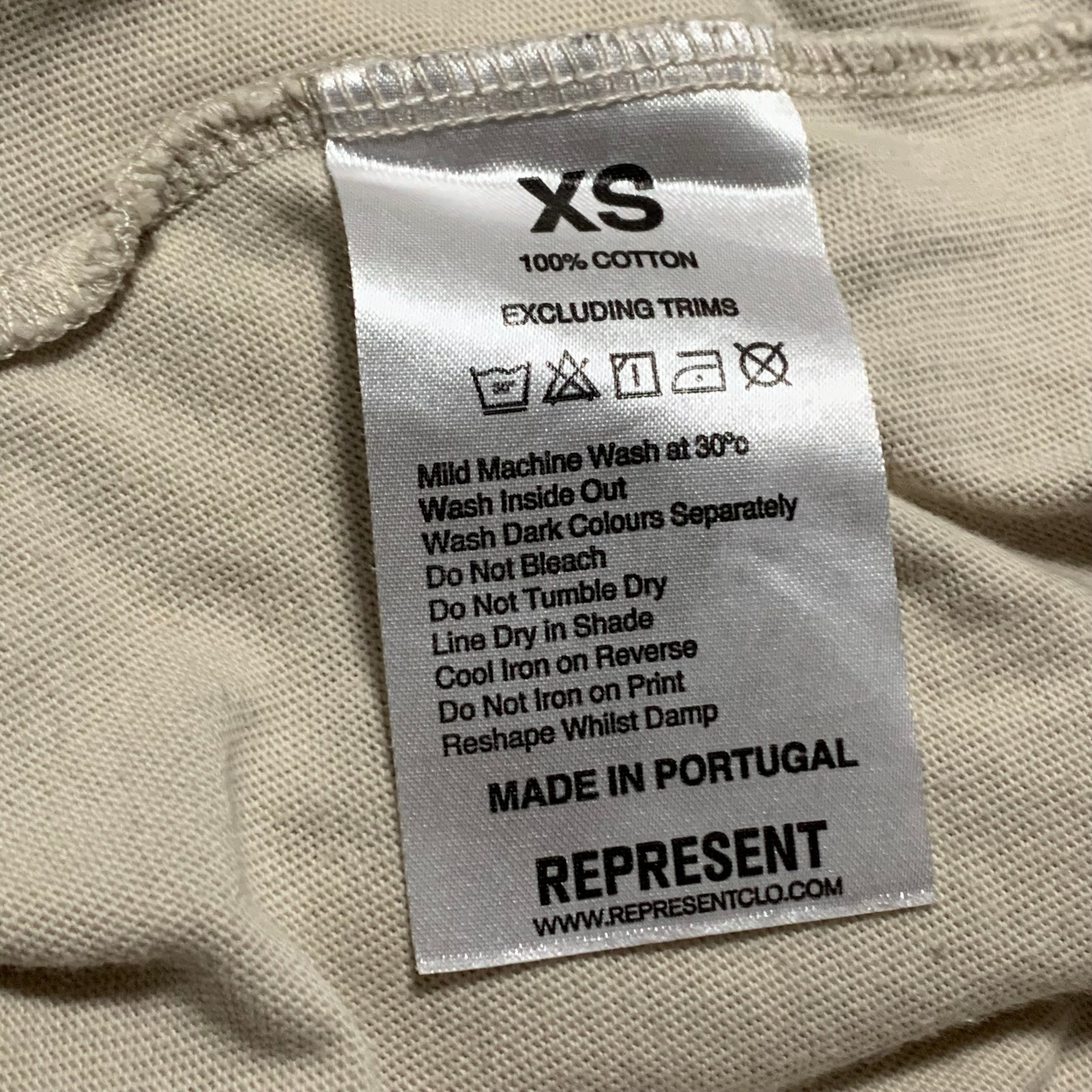 Represent XS Spirit Reaper Vintage White Tee