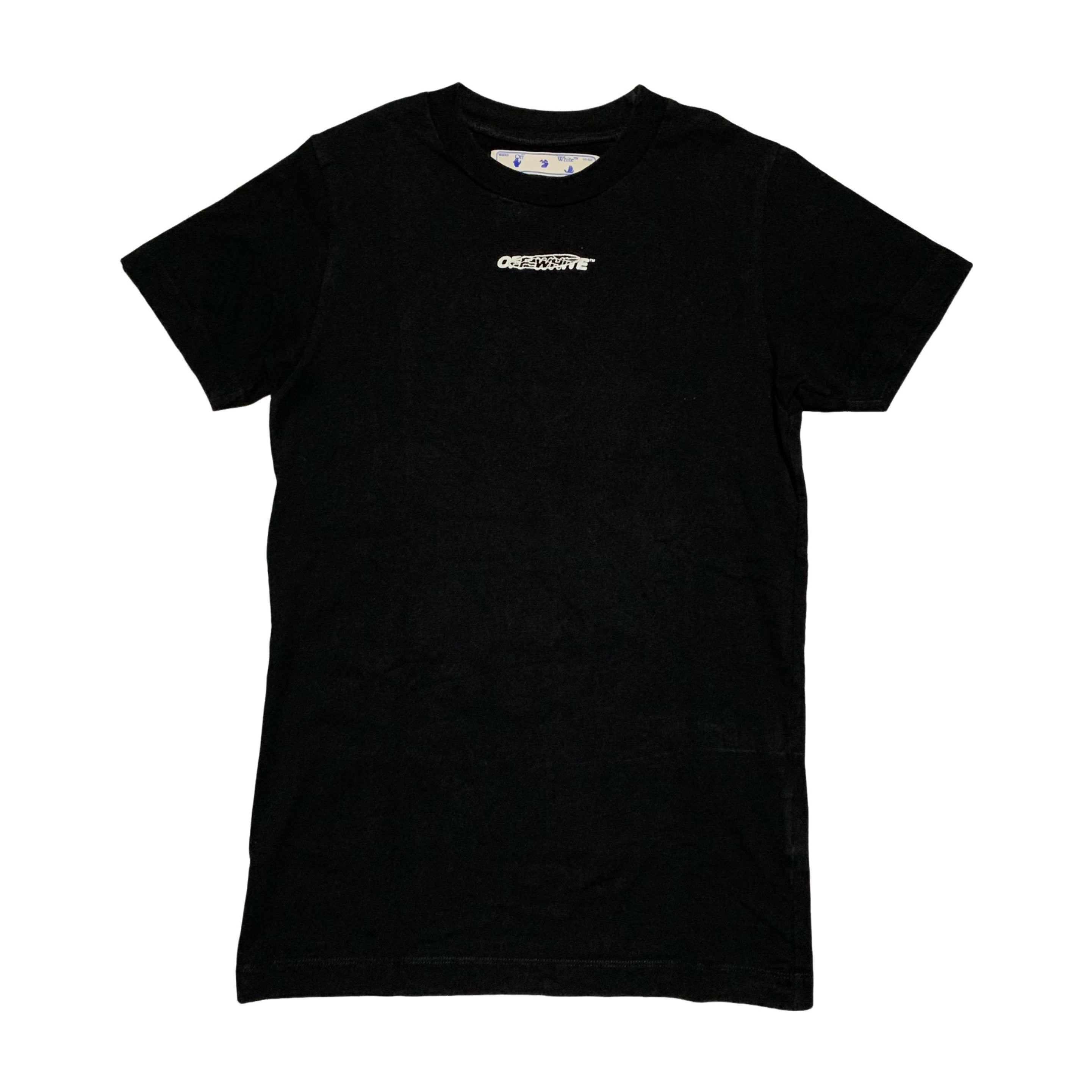 Off White XXS Worker Arrows Black Tee Virgil Abloh