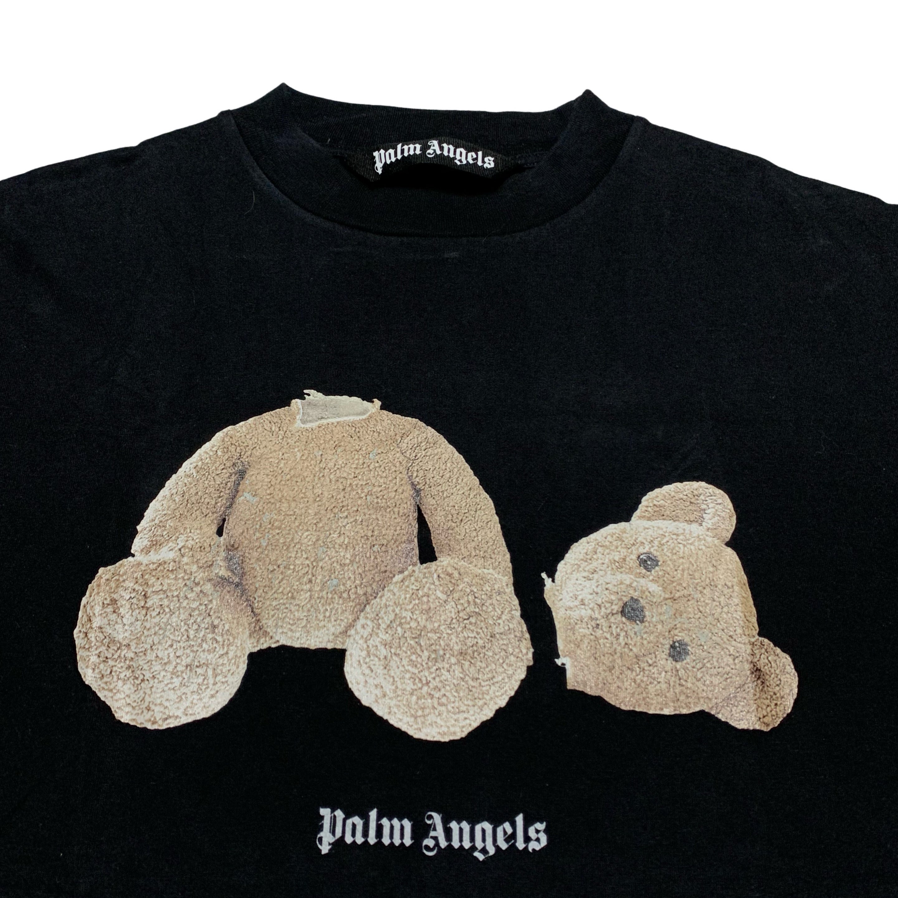Palm Angels Small Kill The Bear Black Tee