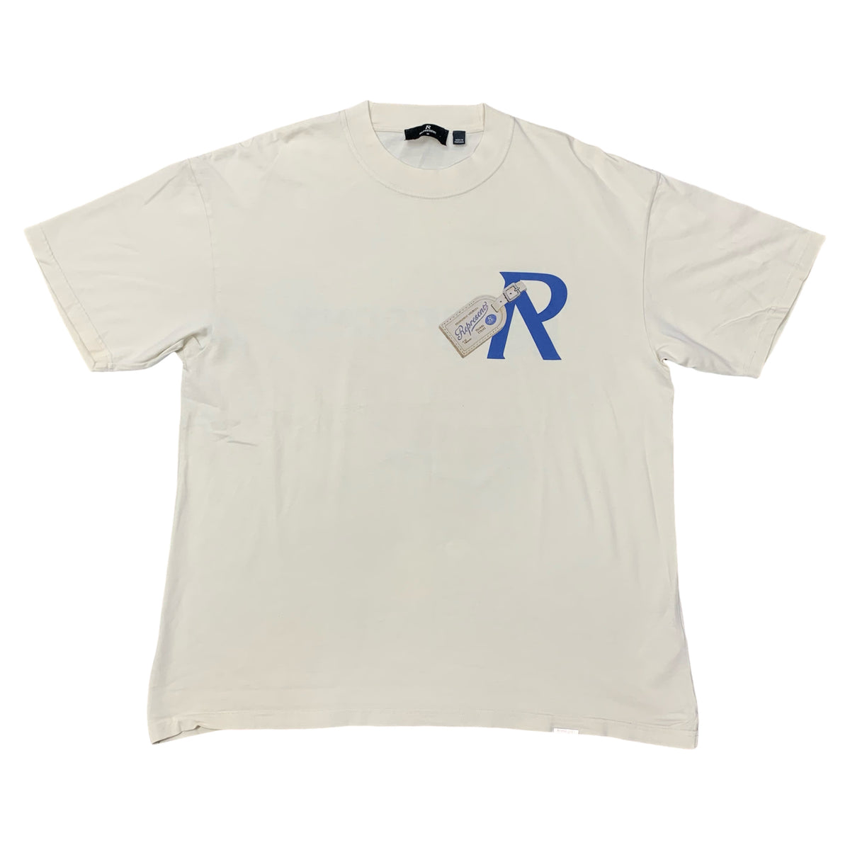 Represent Medium Tee Luggage Tag Antique White T-Shirt