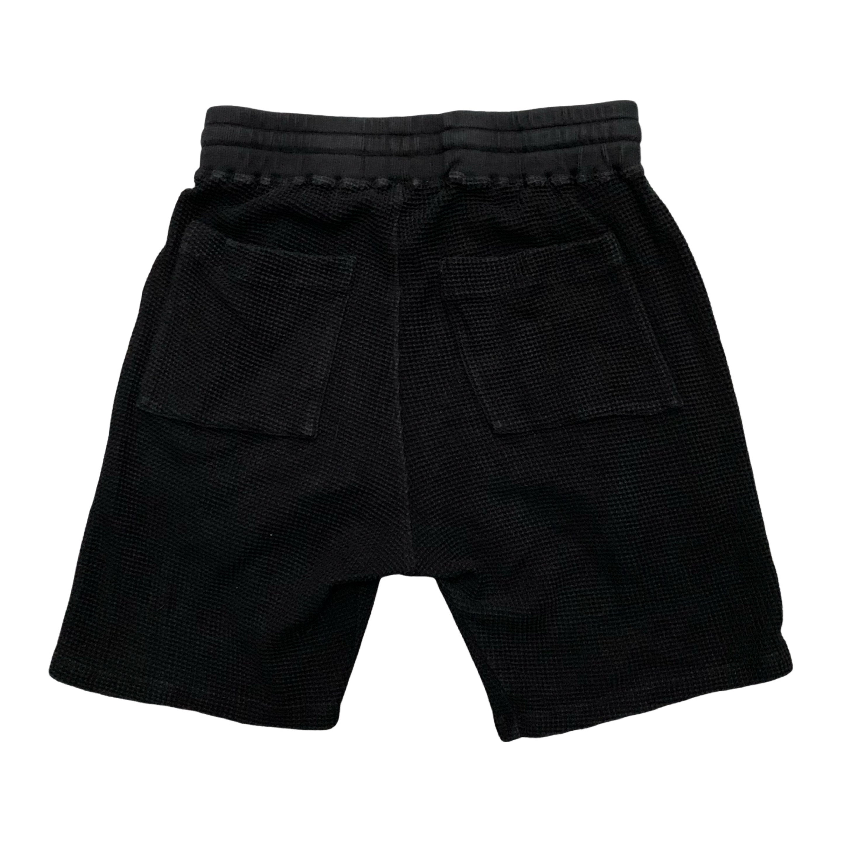 Represent Large Shorts Waffle Black Shorts Bottoms