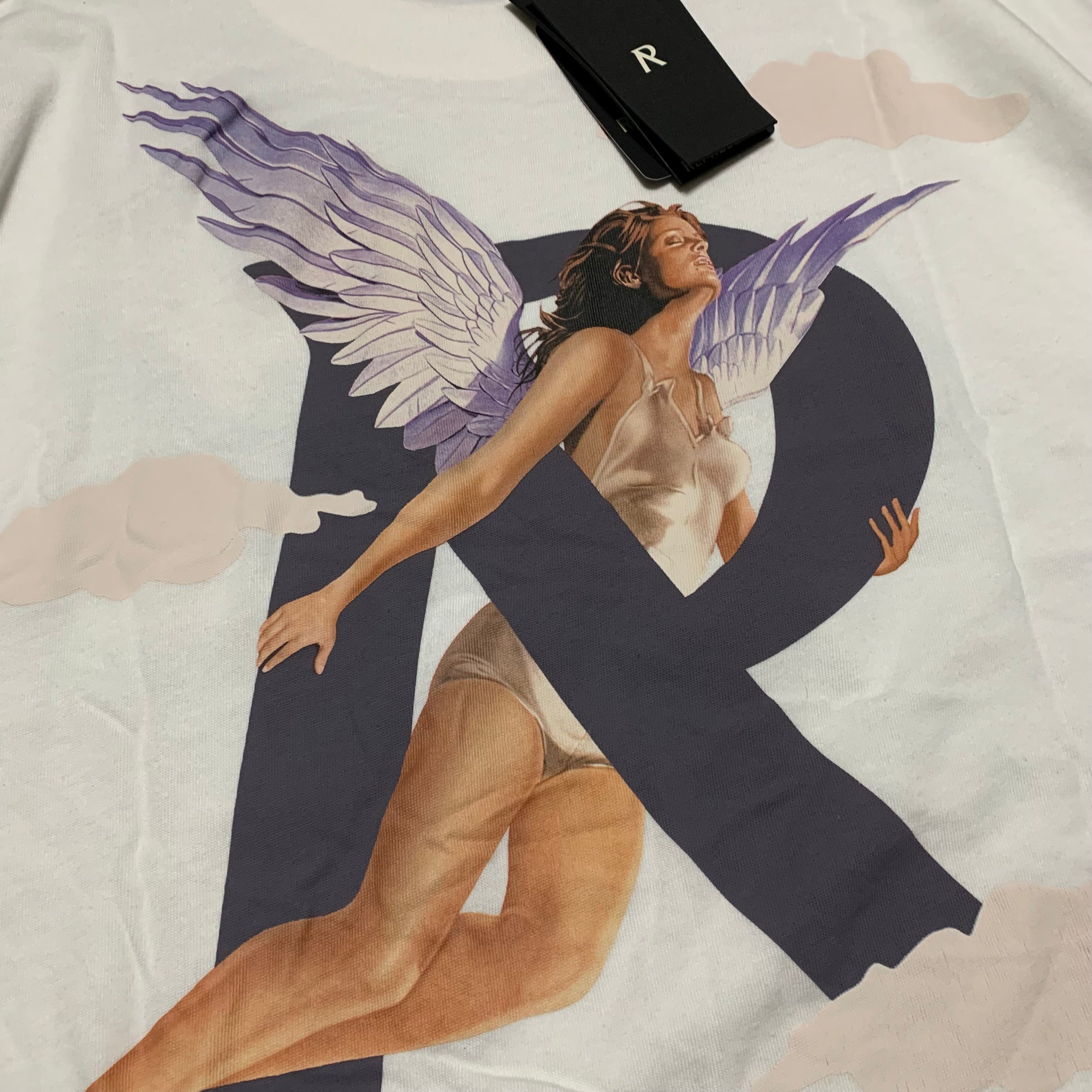 Represent Large Storms In Heaven Flat White Tee