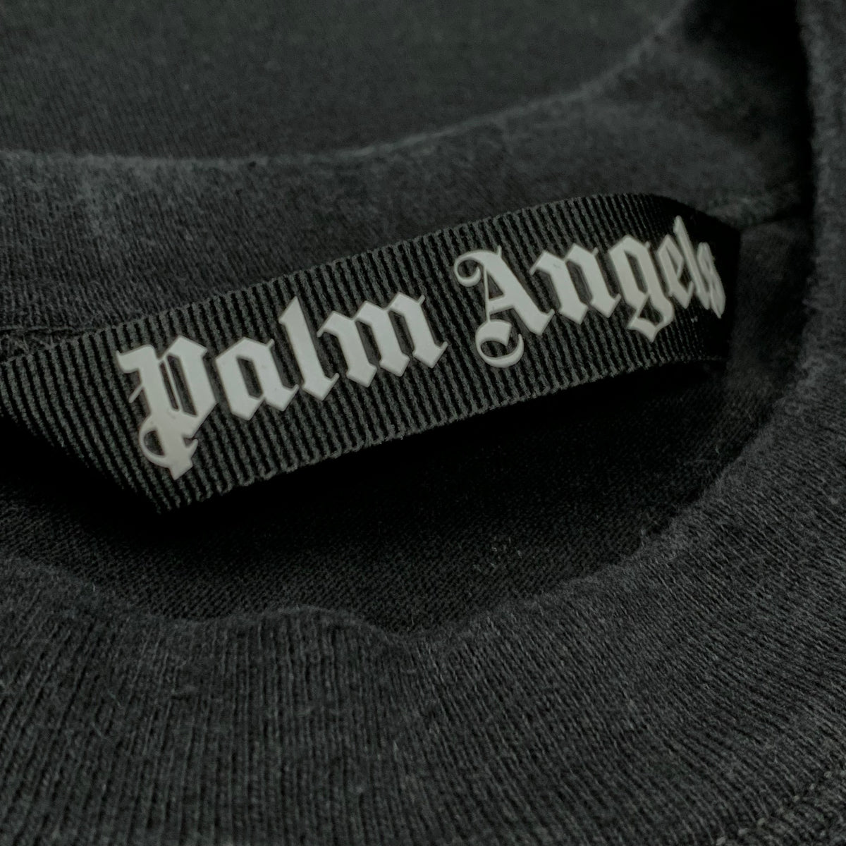 Palm Angels Medium Tee London Sprayed Black T-Shirt