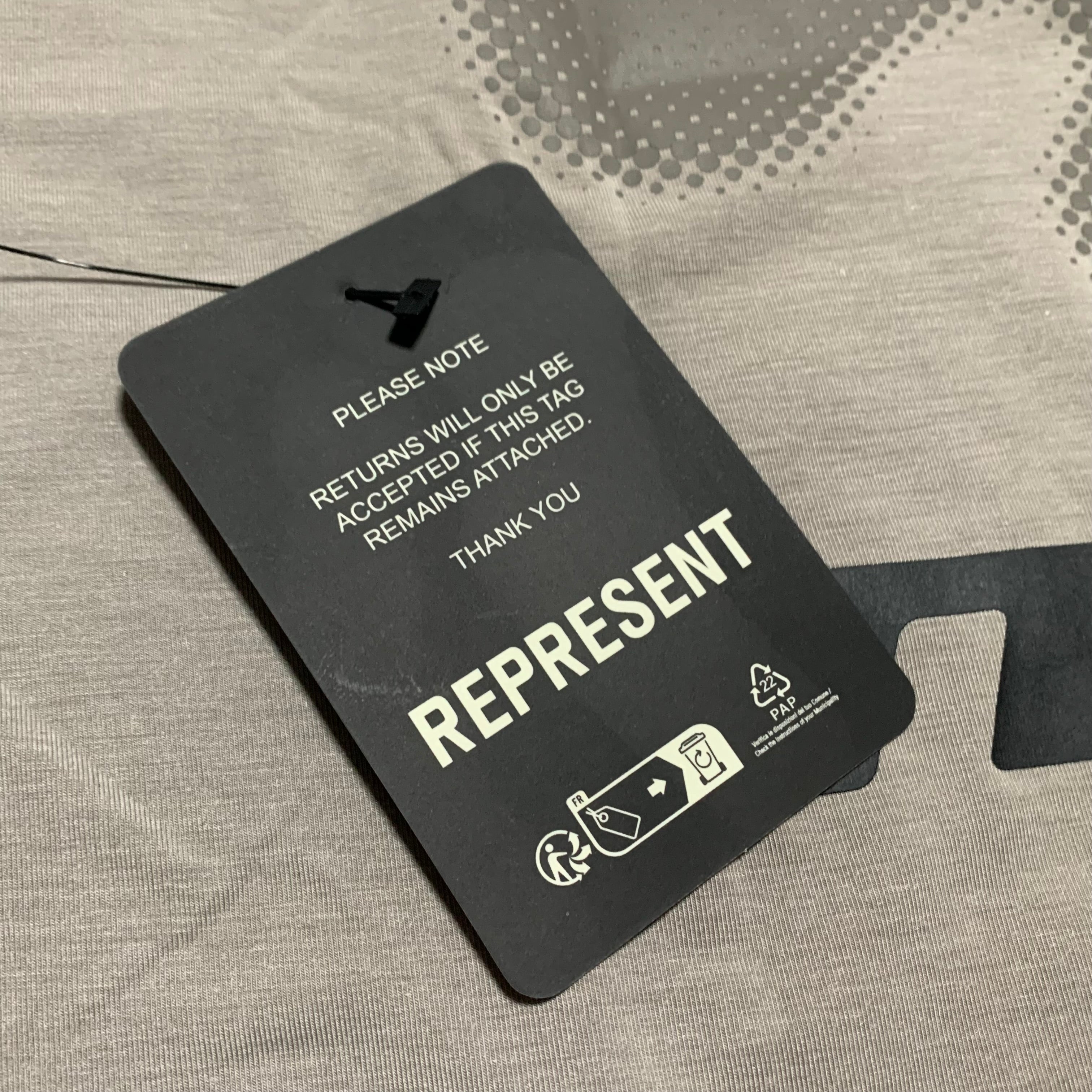 Represent XS 247 Future Terrains Oversized Tee Moonrock