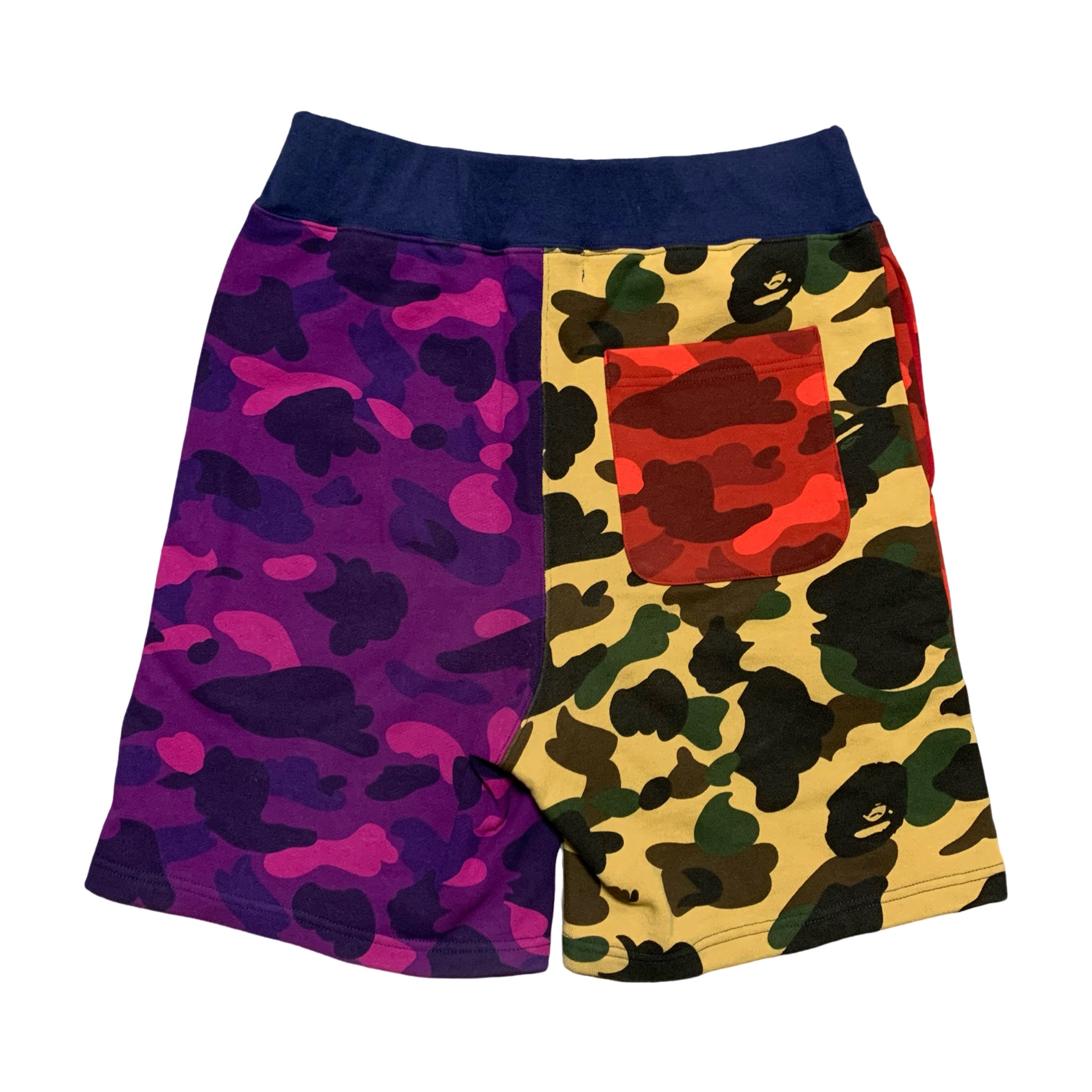 Bape Small Shorts Shark Mix Camo A Bathing Ape Sweat Shorts