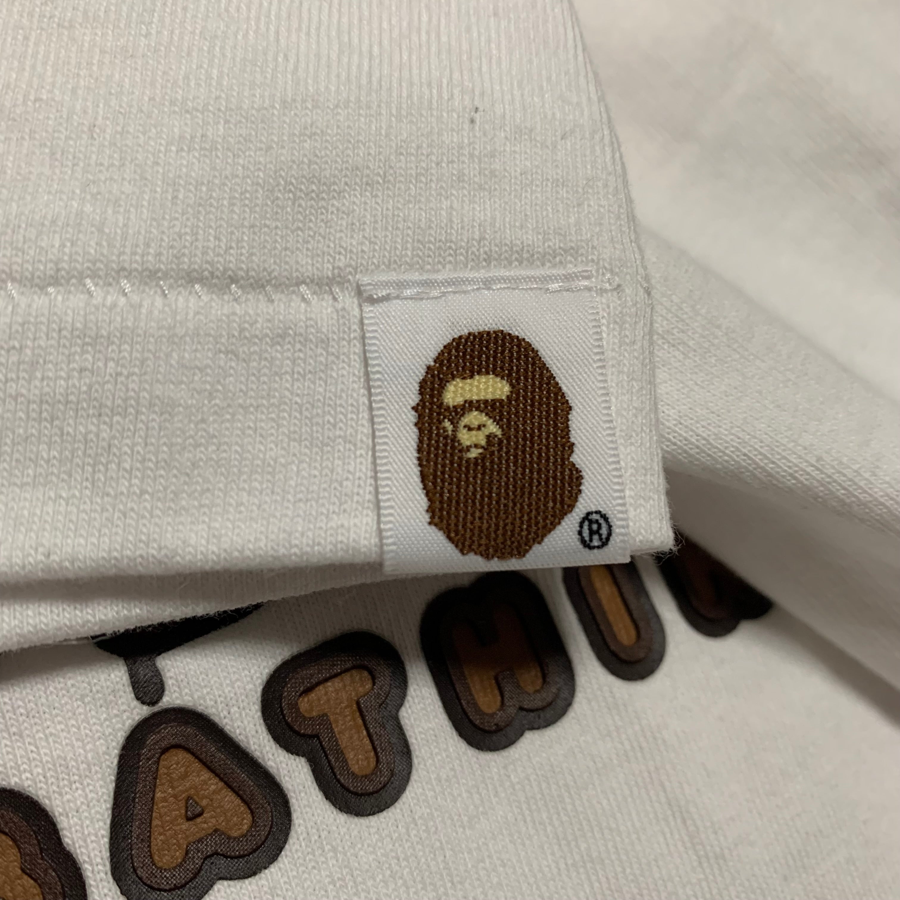 Bape Medium Baby Milo White Tee Valentines Day Exclusive