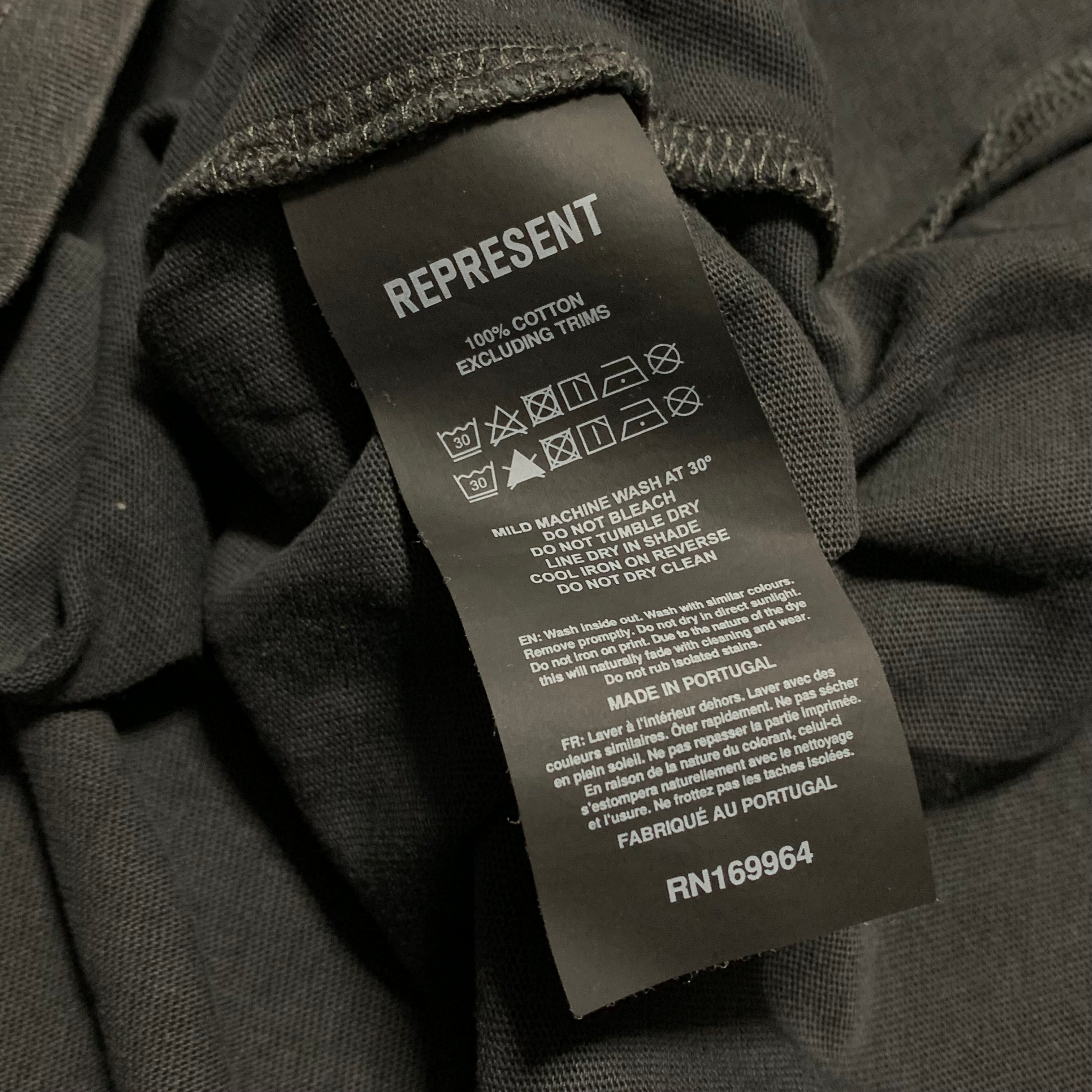 Represent XL Owners Club Stained Black Tee