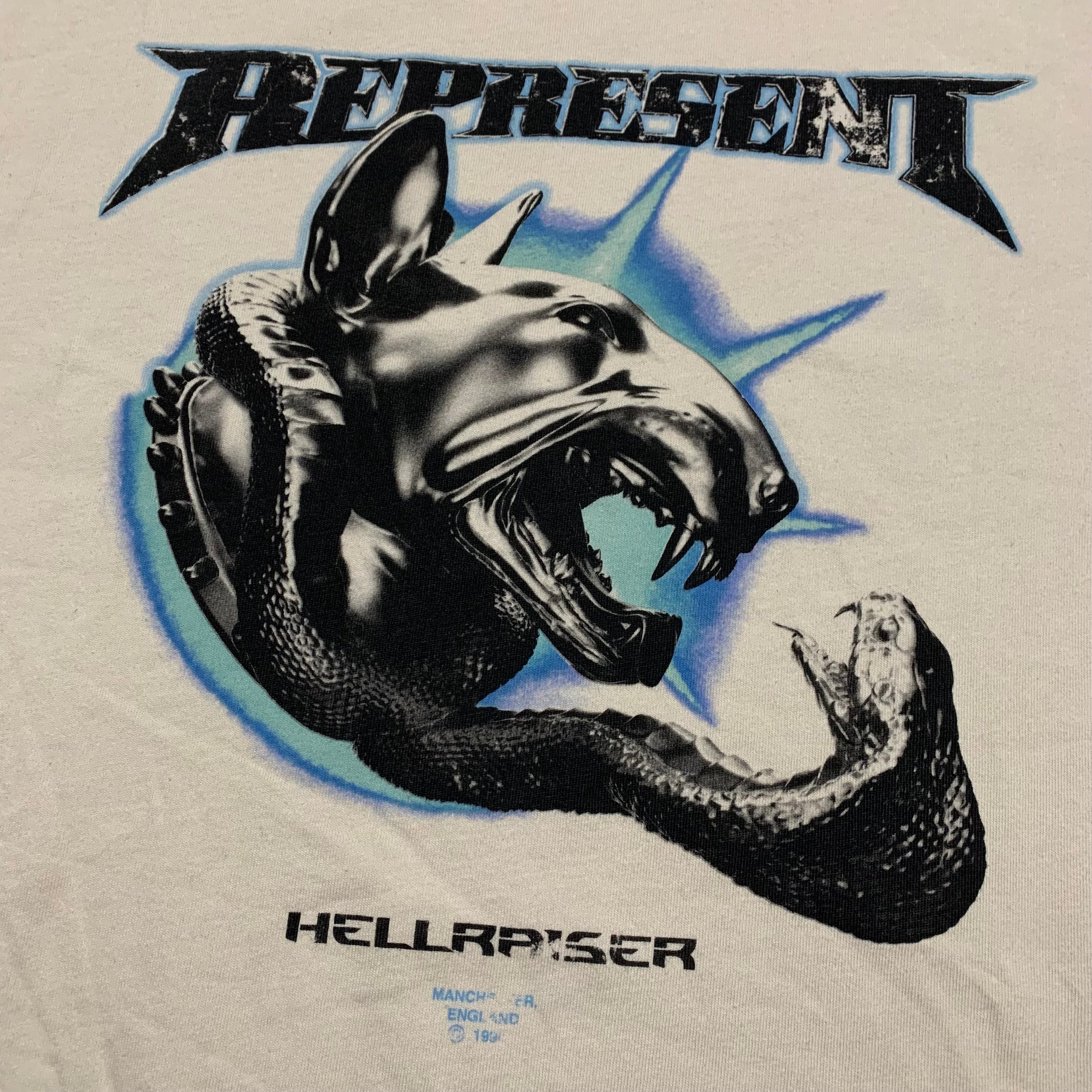 Represent Small HellRaiser Vintage White Tee