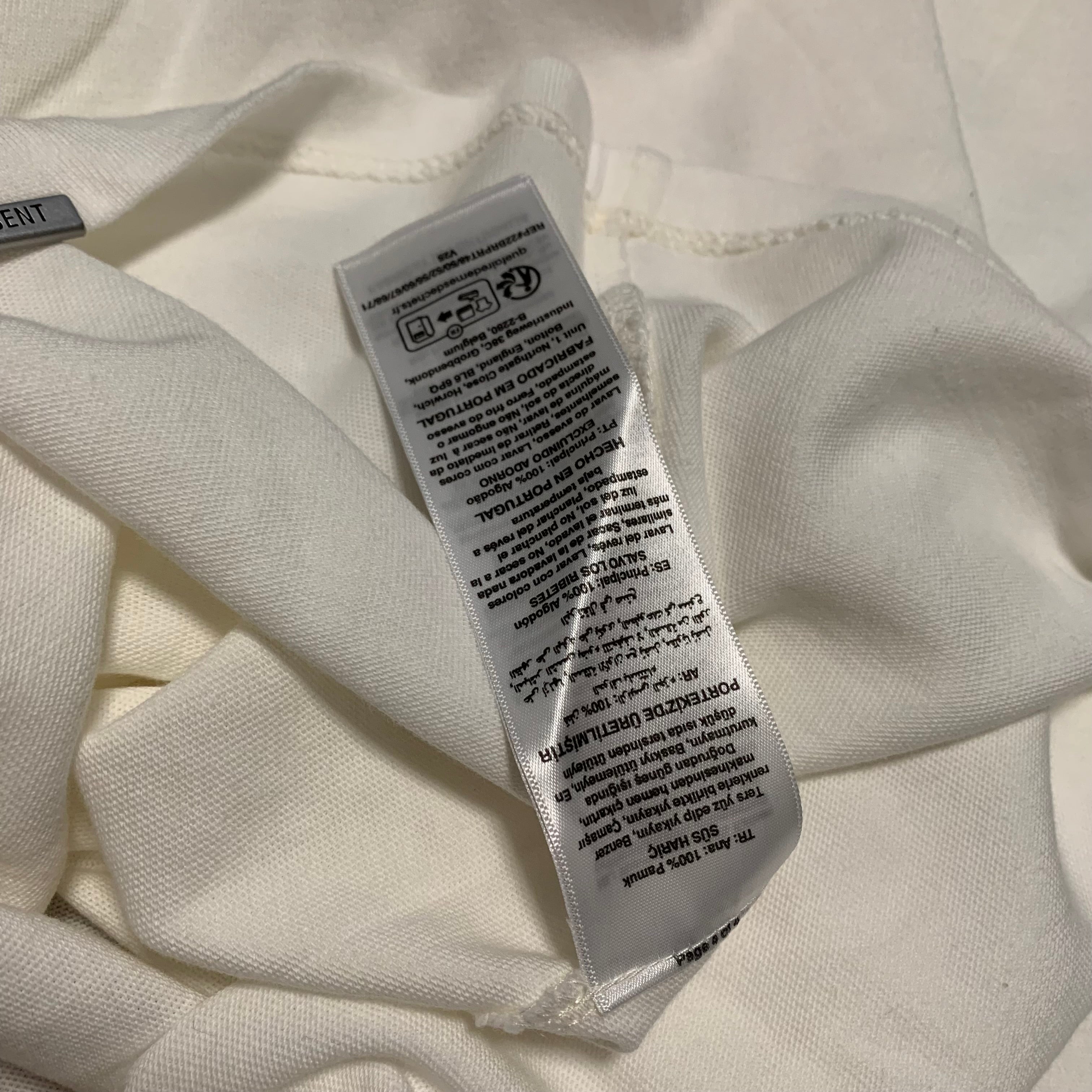 Represent Medium Horizons Flat White Tee