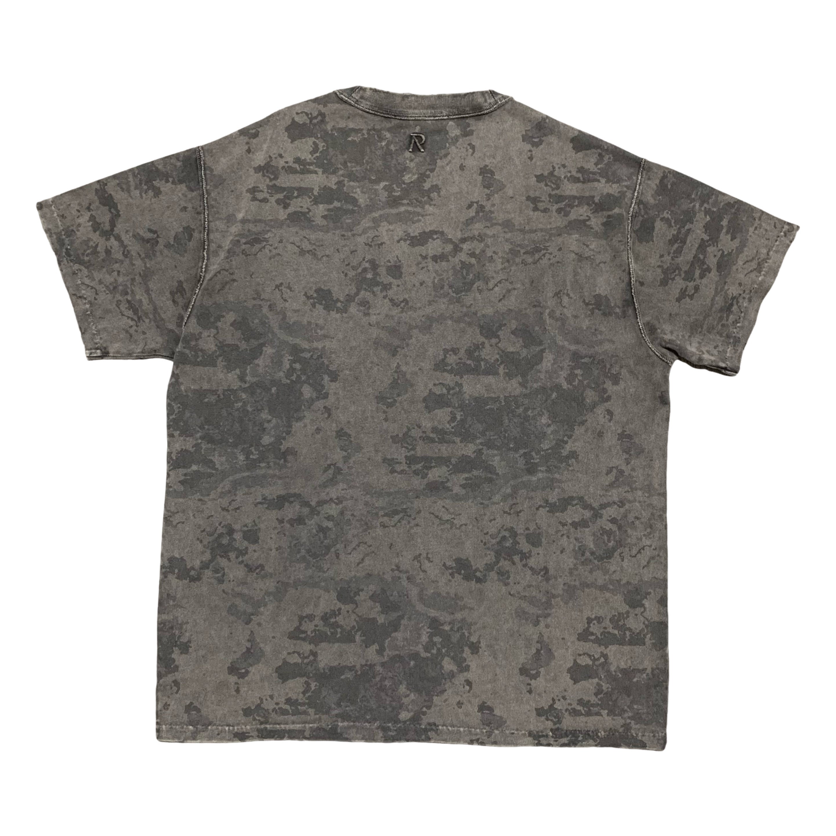 Represent Small Initial Fade Out Grey Camo Heavyweight Tee