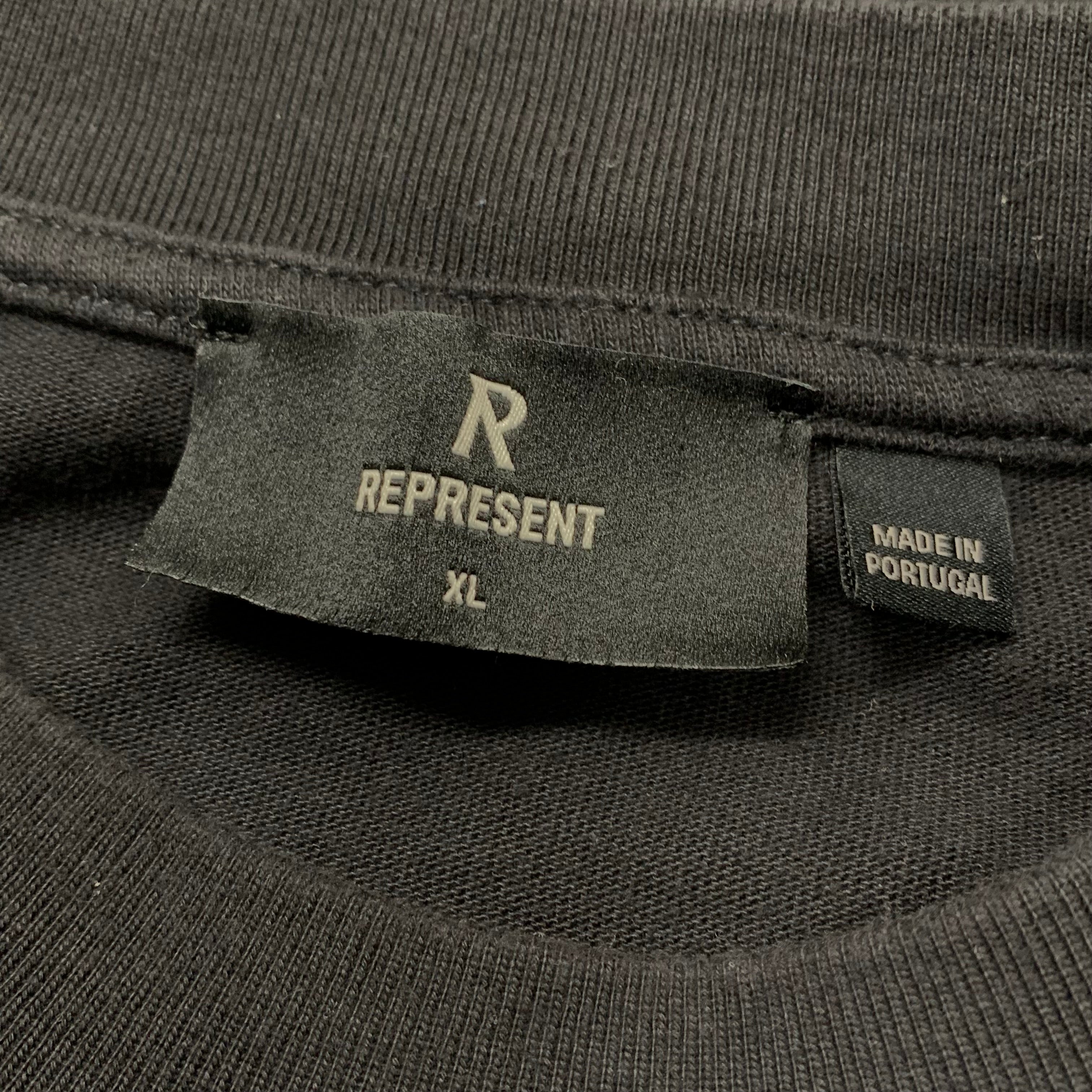 Represent XL Tee Welcome To The Jungle Jet Black T-Shirt