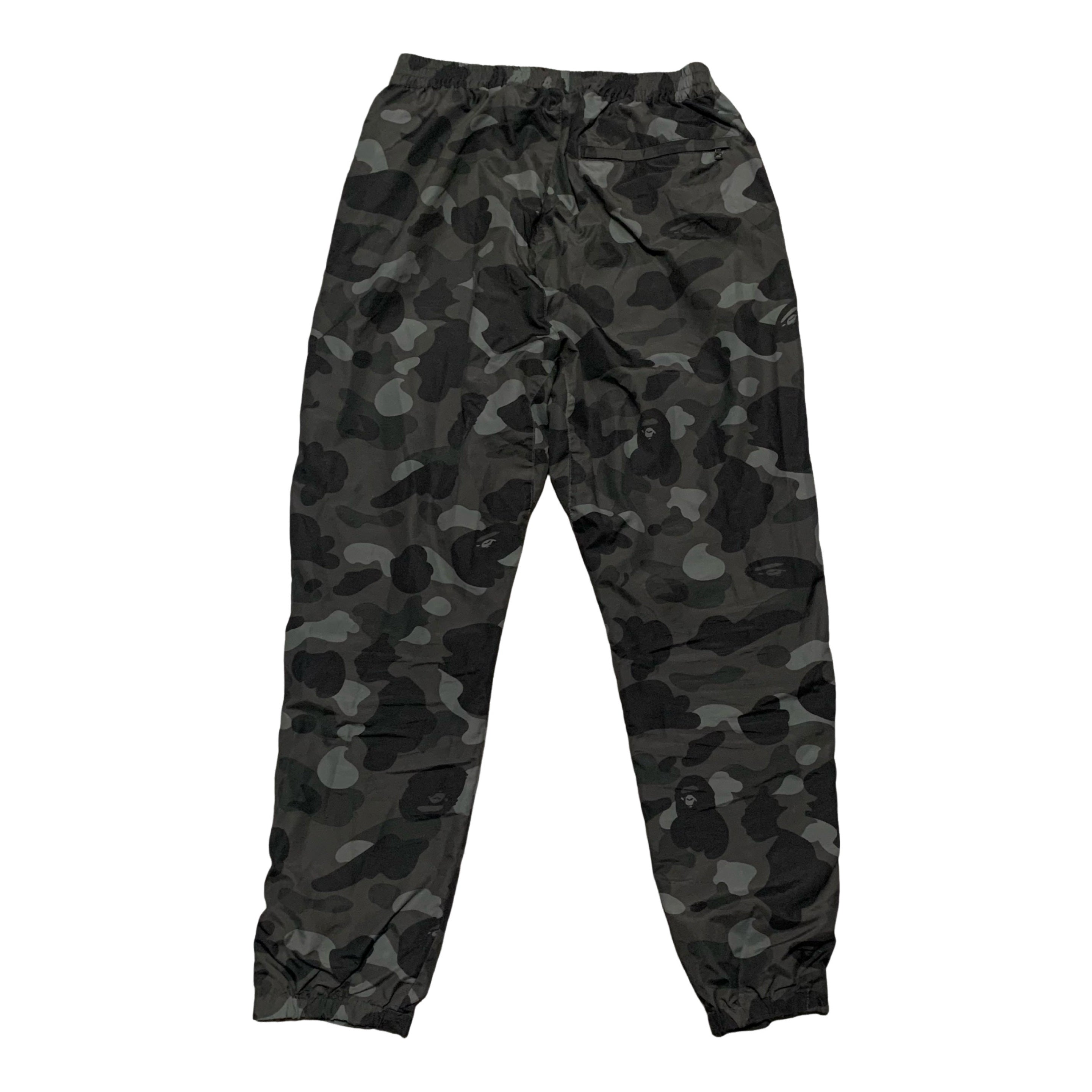 Bape Small Track Pant Bottoms Grey Camo A Bathing Ape