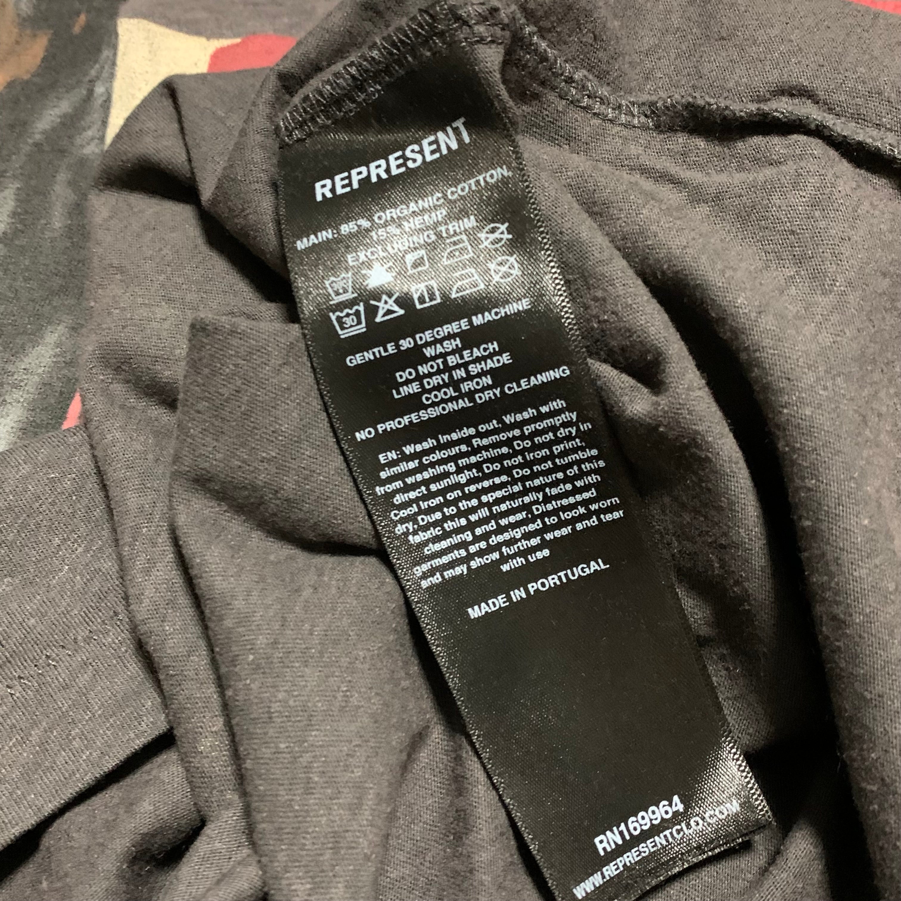 Represent XL Dream On Tour Sun Fade Grey Tee
