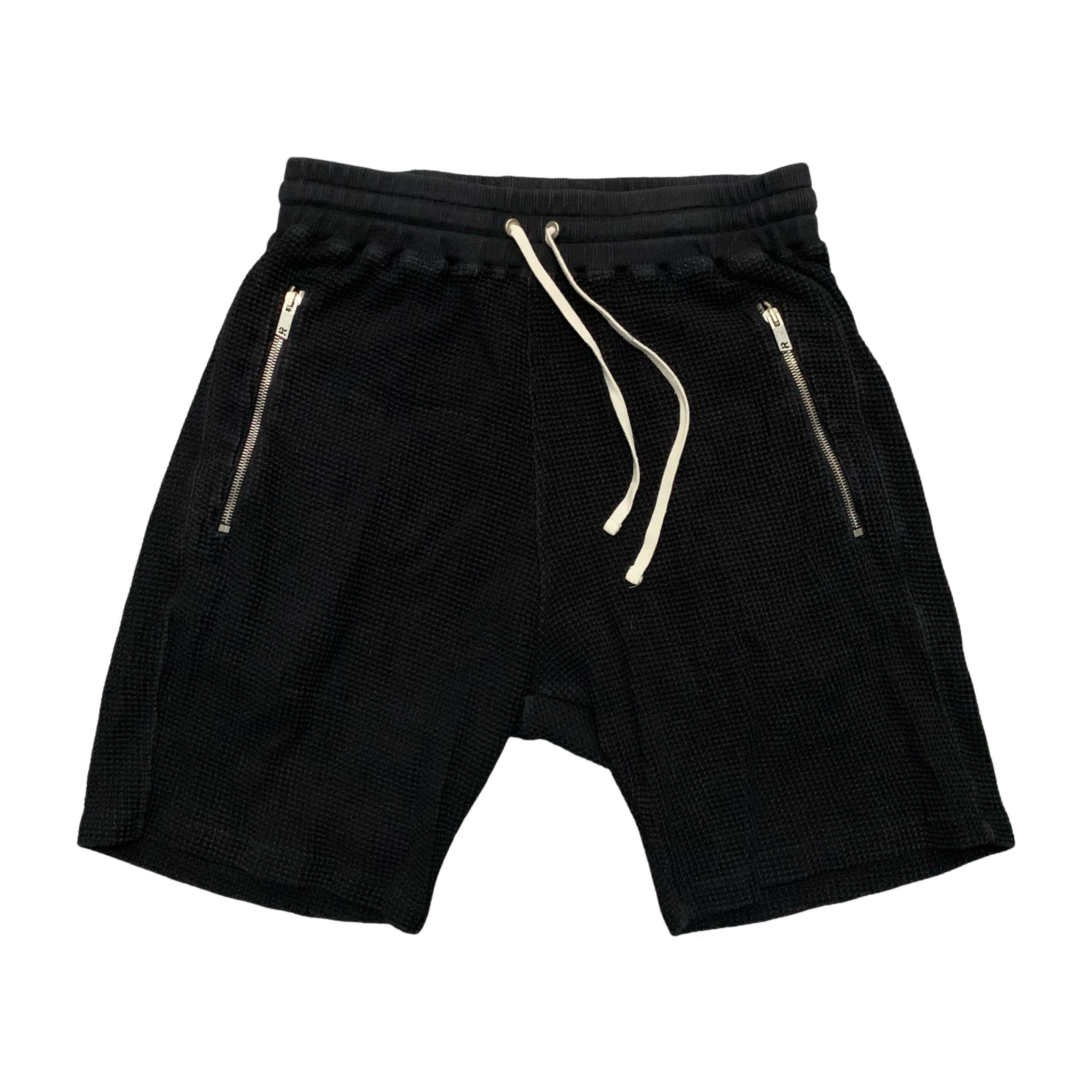Represent Large Shorts Waffle Black Shorts Bottoms