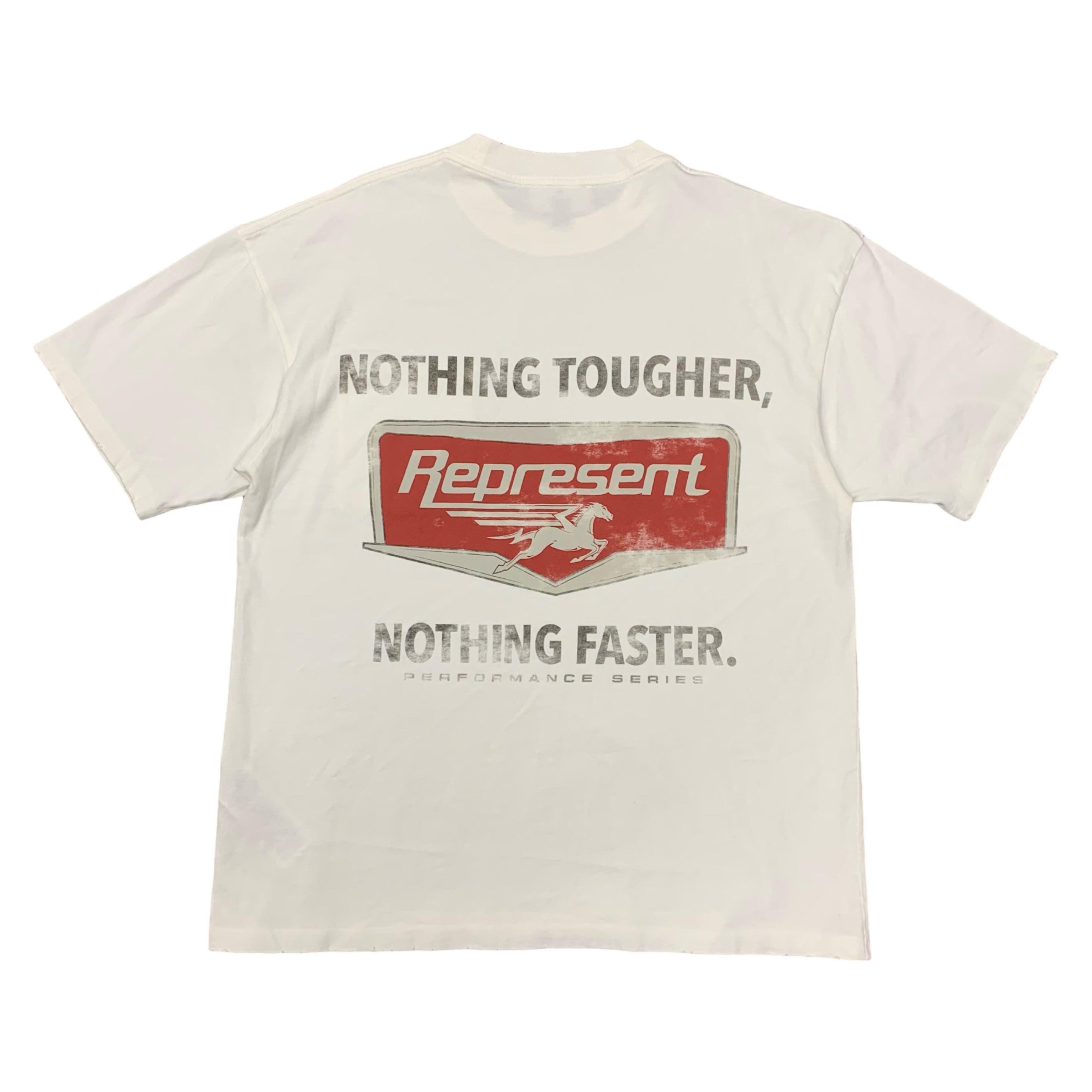 Represent Small Tee Nothing Faster Flat White T-Shirt