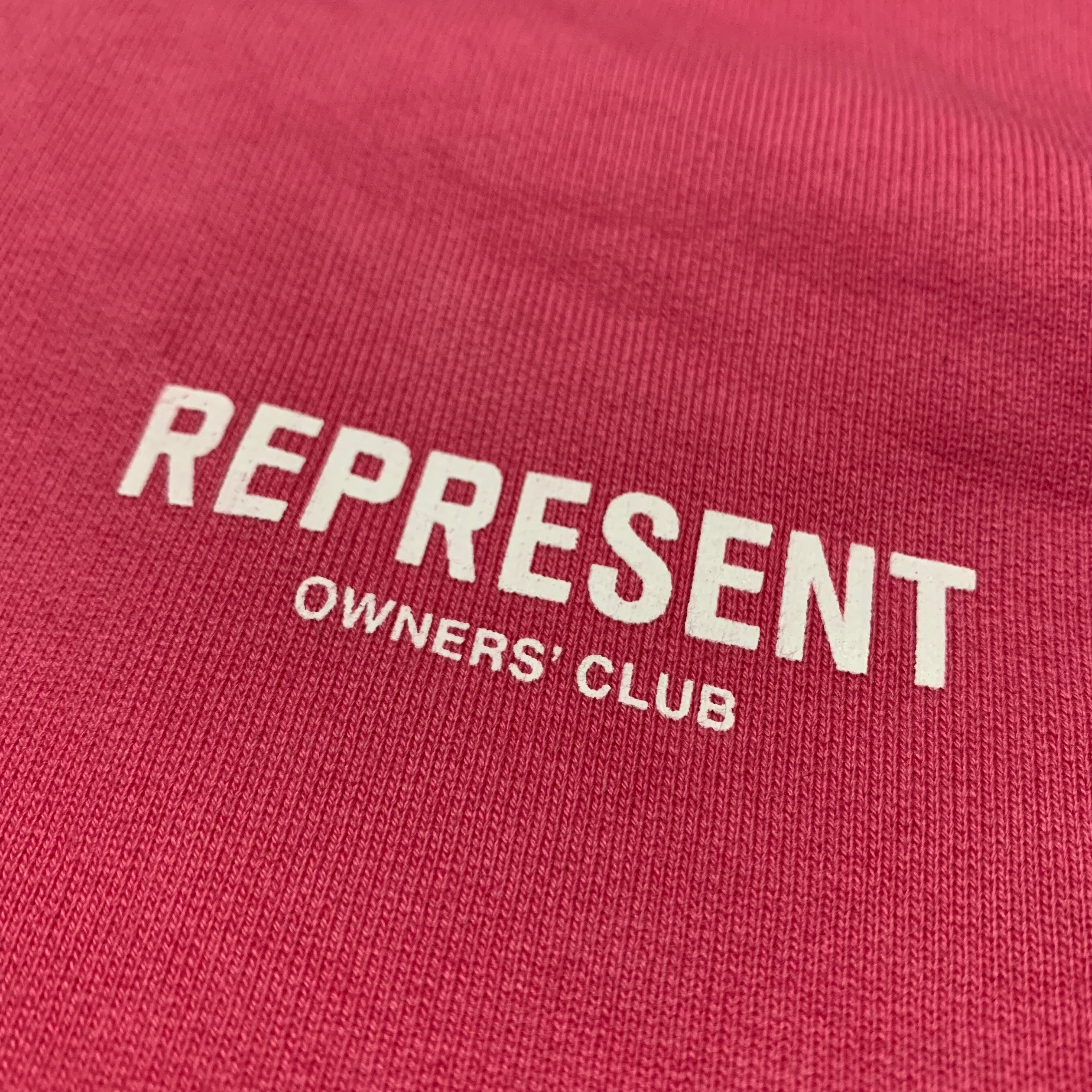Represent Medium Owners Club Bubblegum Pink Hoodie