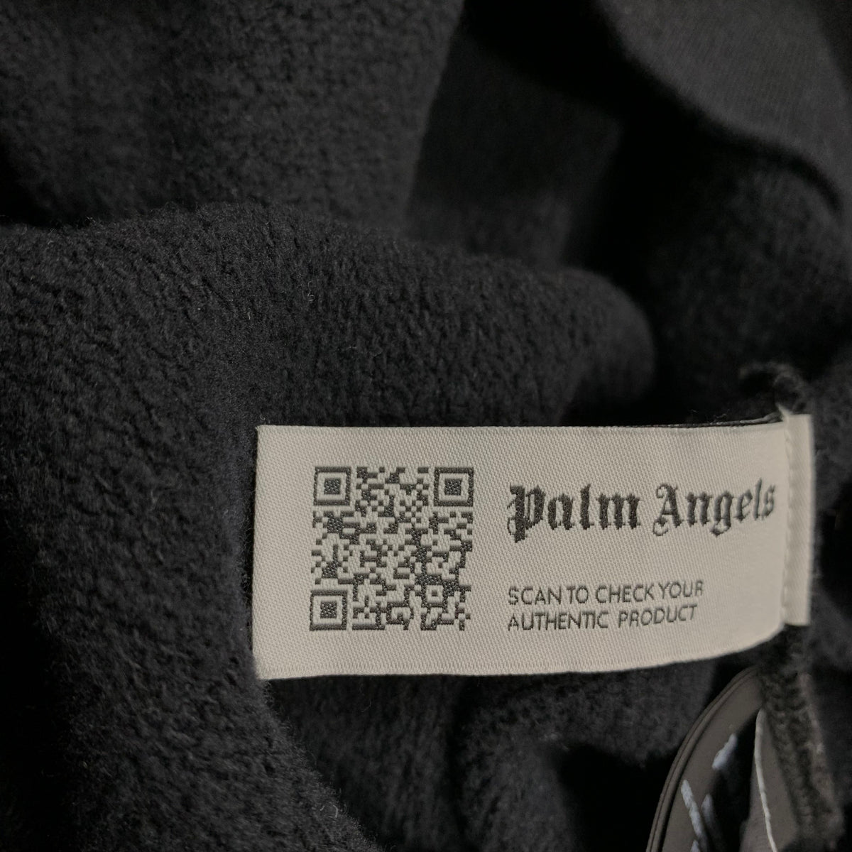 Palm Angels Small Hoodie Classic Black Hoodie Oversized Fit