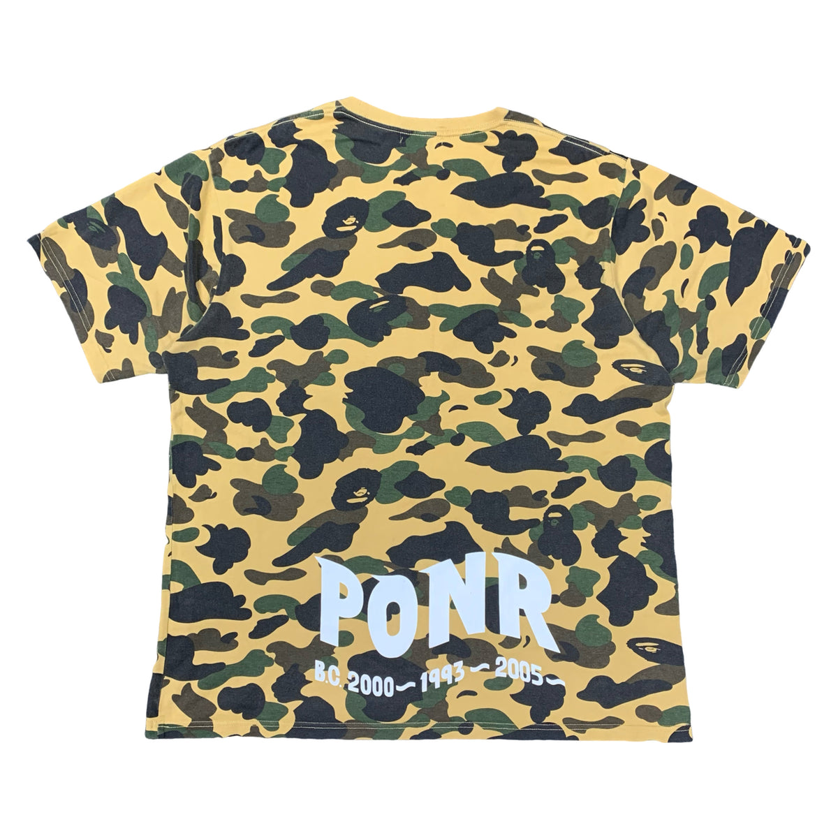Bape 2XL Tee Shark Yellow 1st Camo A Bathing Ape XXL