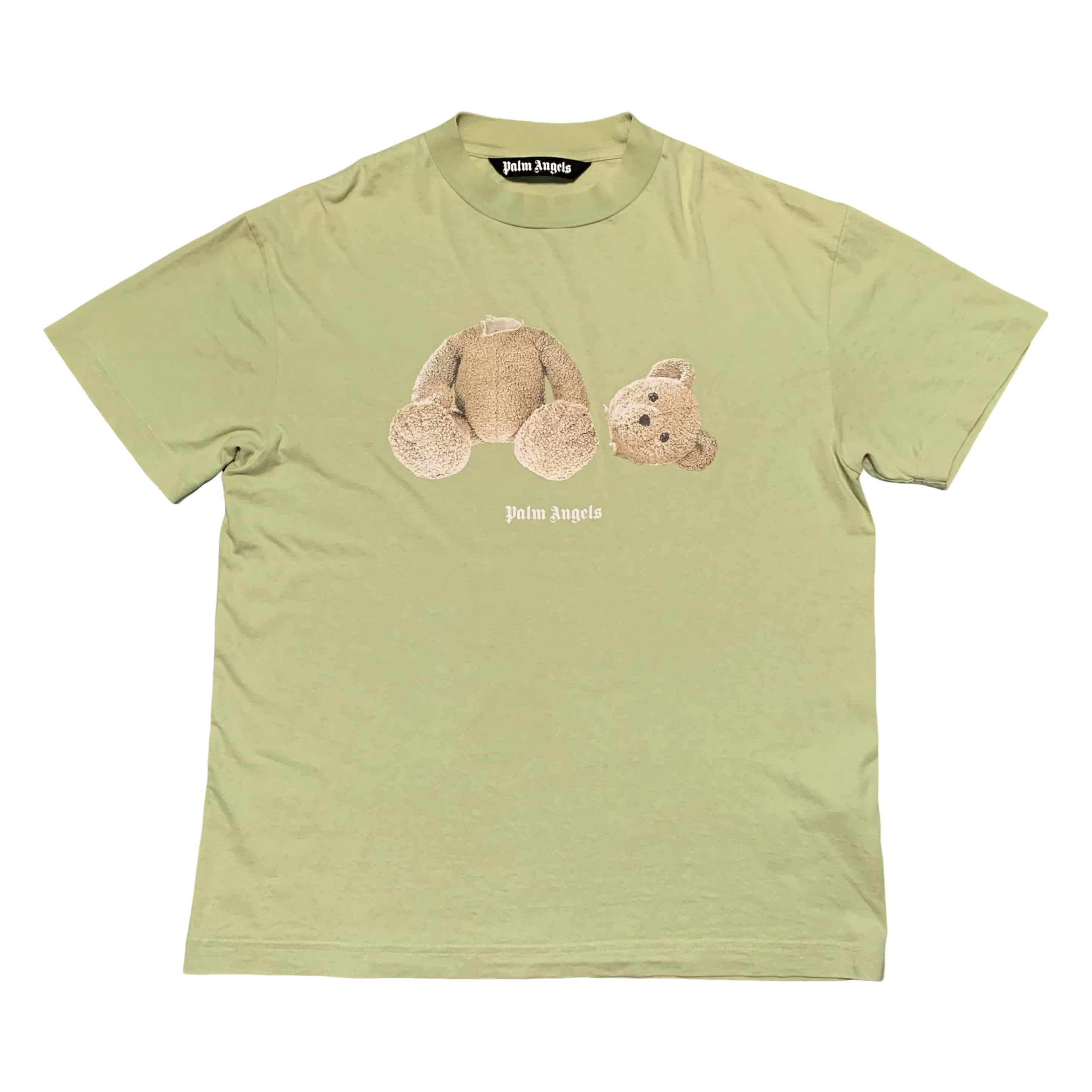 Palm Angels Large Classic Bear Mint Green Tee