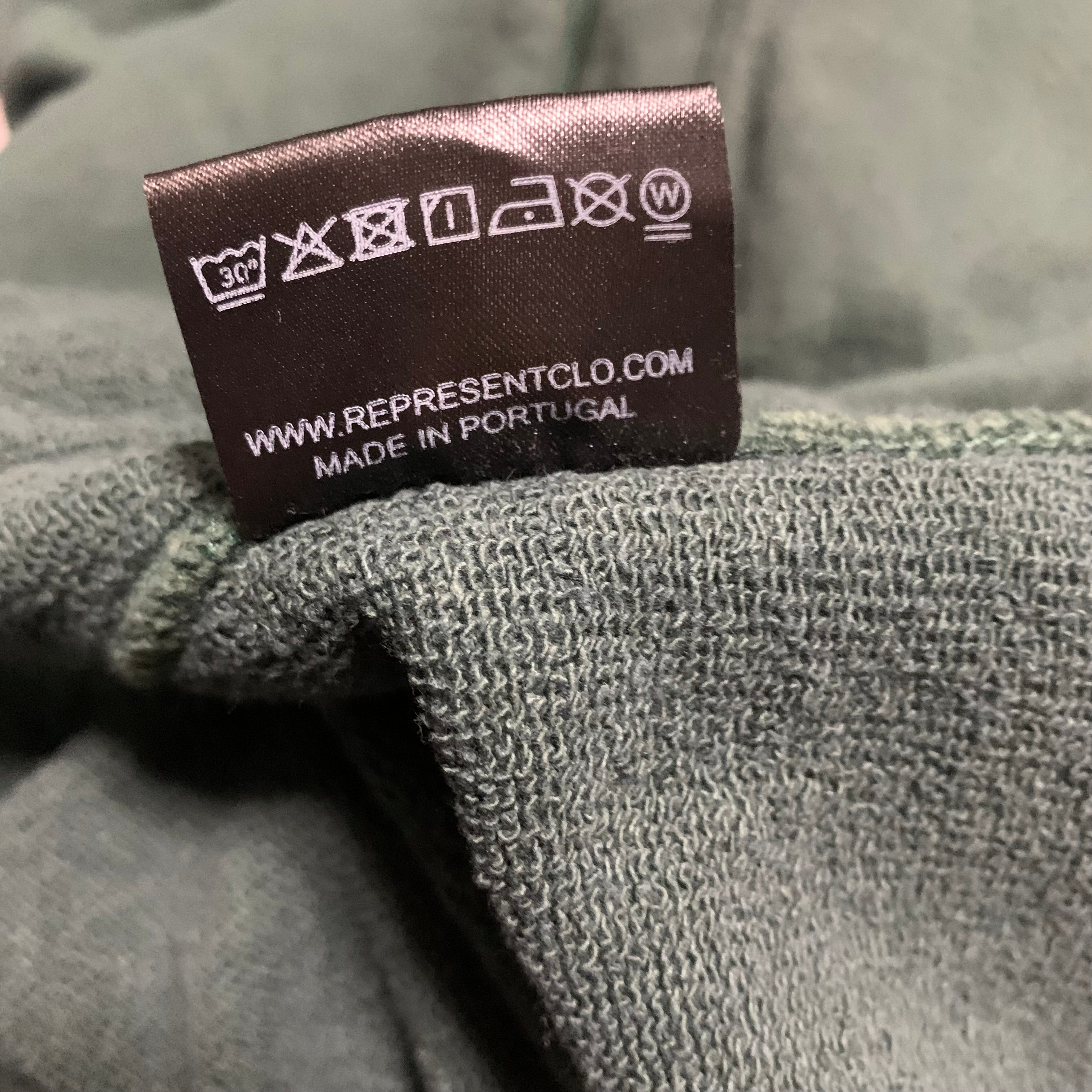 Represent Small Blanks Jogger Sweatpants Bottoms Green