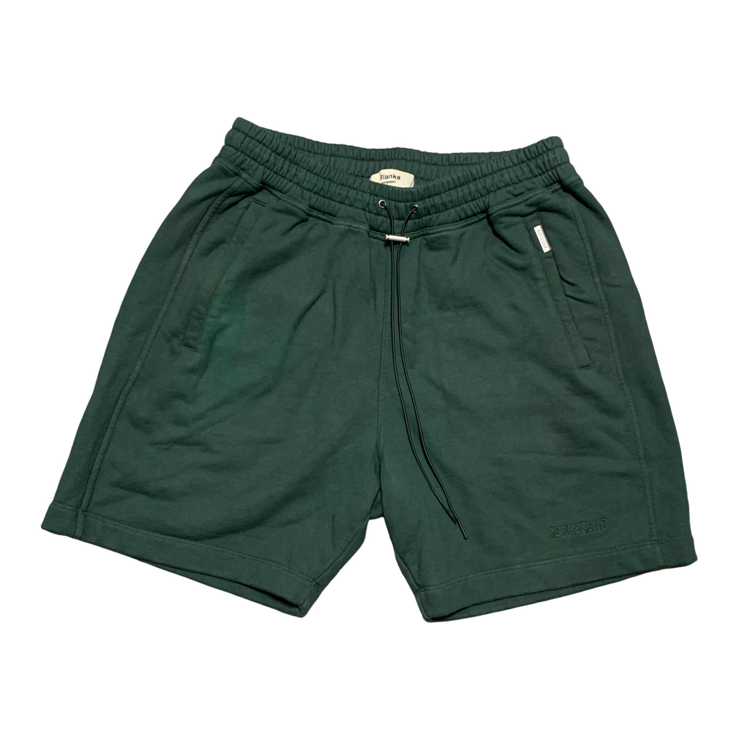 Represent Large Shorts Blanks Vintage Green Bottoms