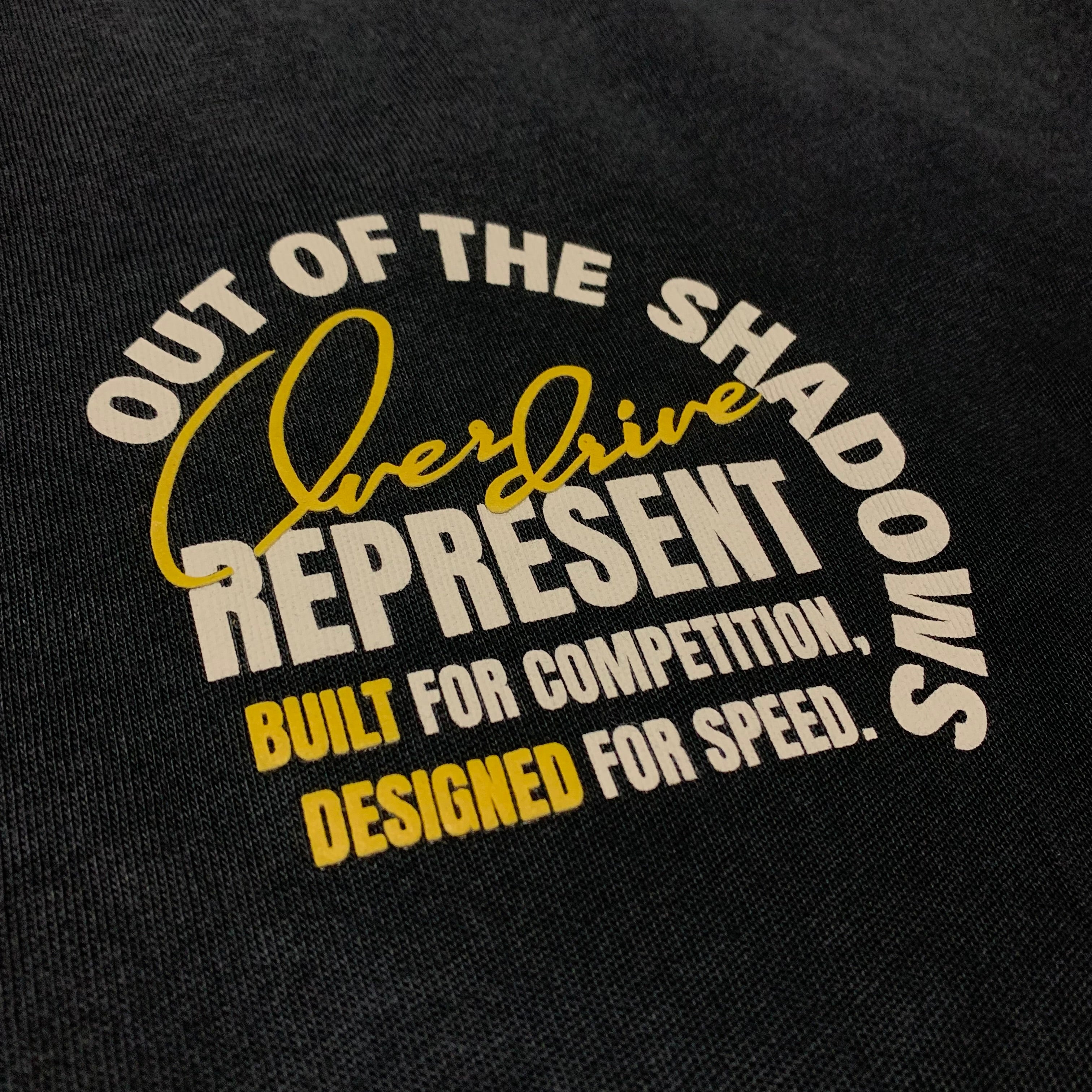 Represent Small Out Of The Shadows Stained Black Tee