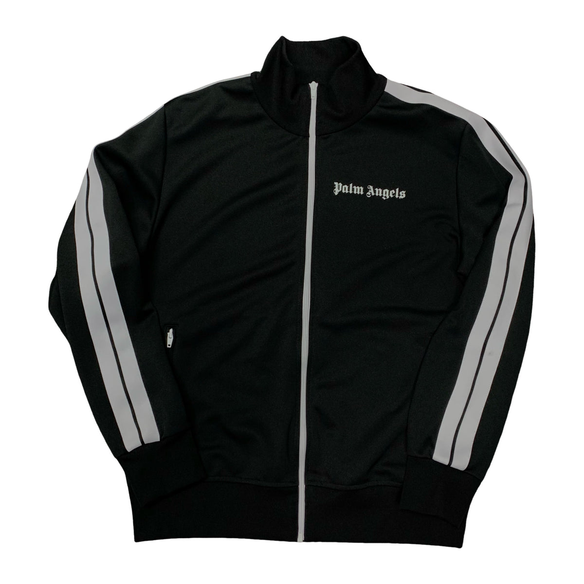 Palm Angels XL Jacket Black Classic Stripe Track Top
