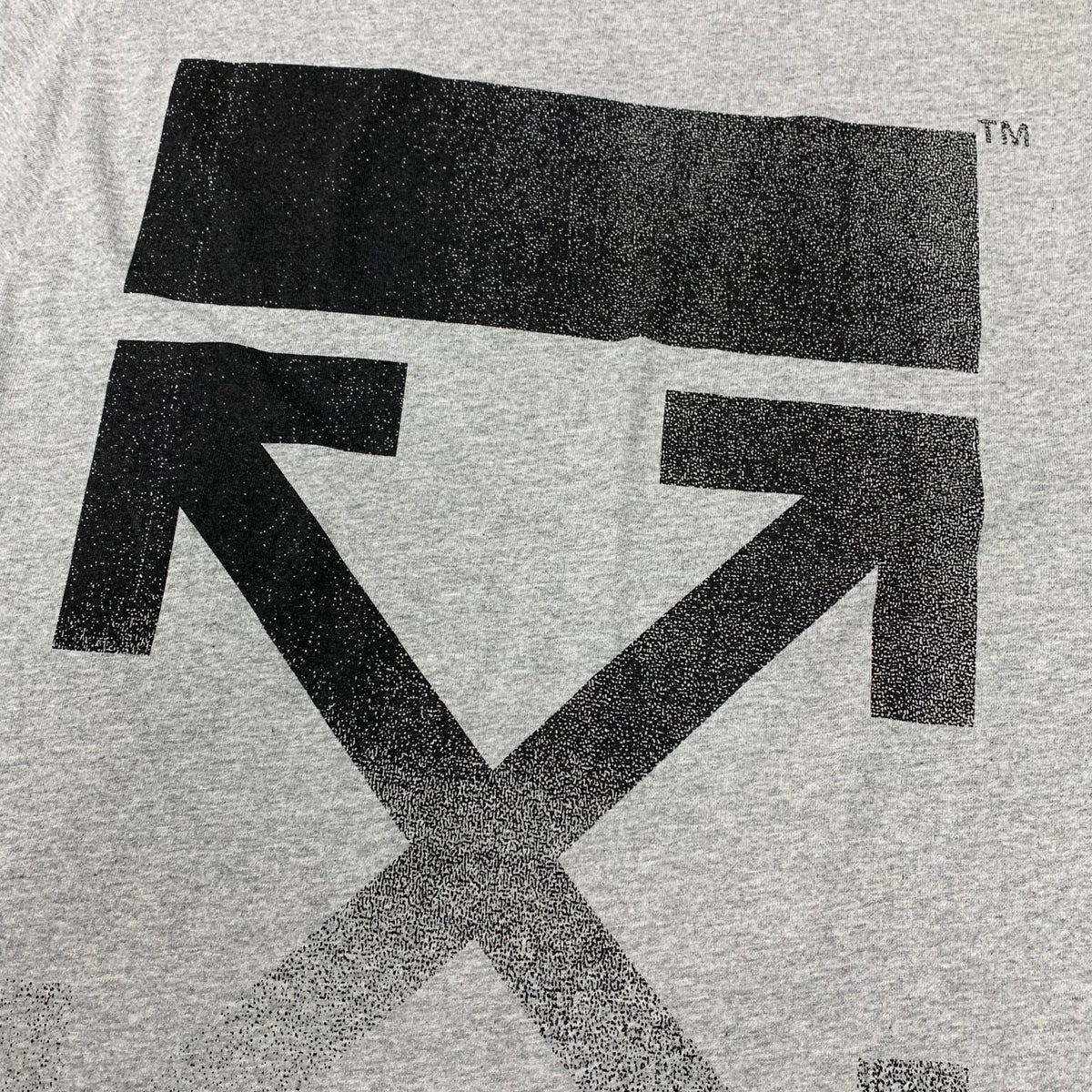 Off White Medium Tee Degrade Arrows Grey T-Shirt Virgil Abloh