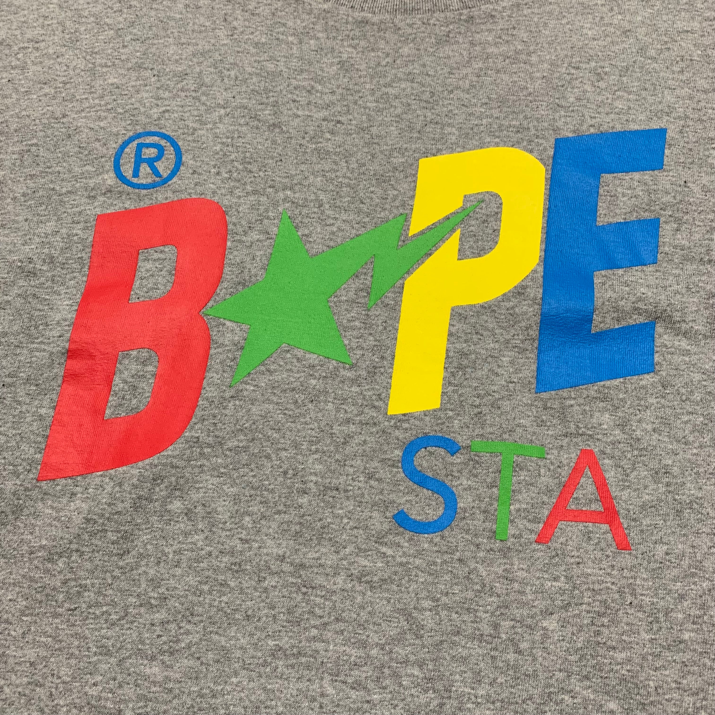 Bape Medium Bape Sta Grey Tee A Bathing Ape