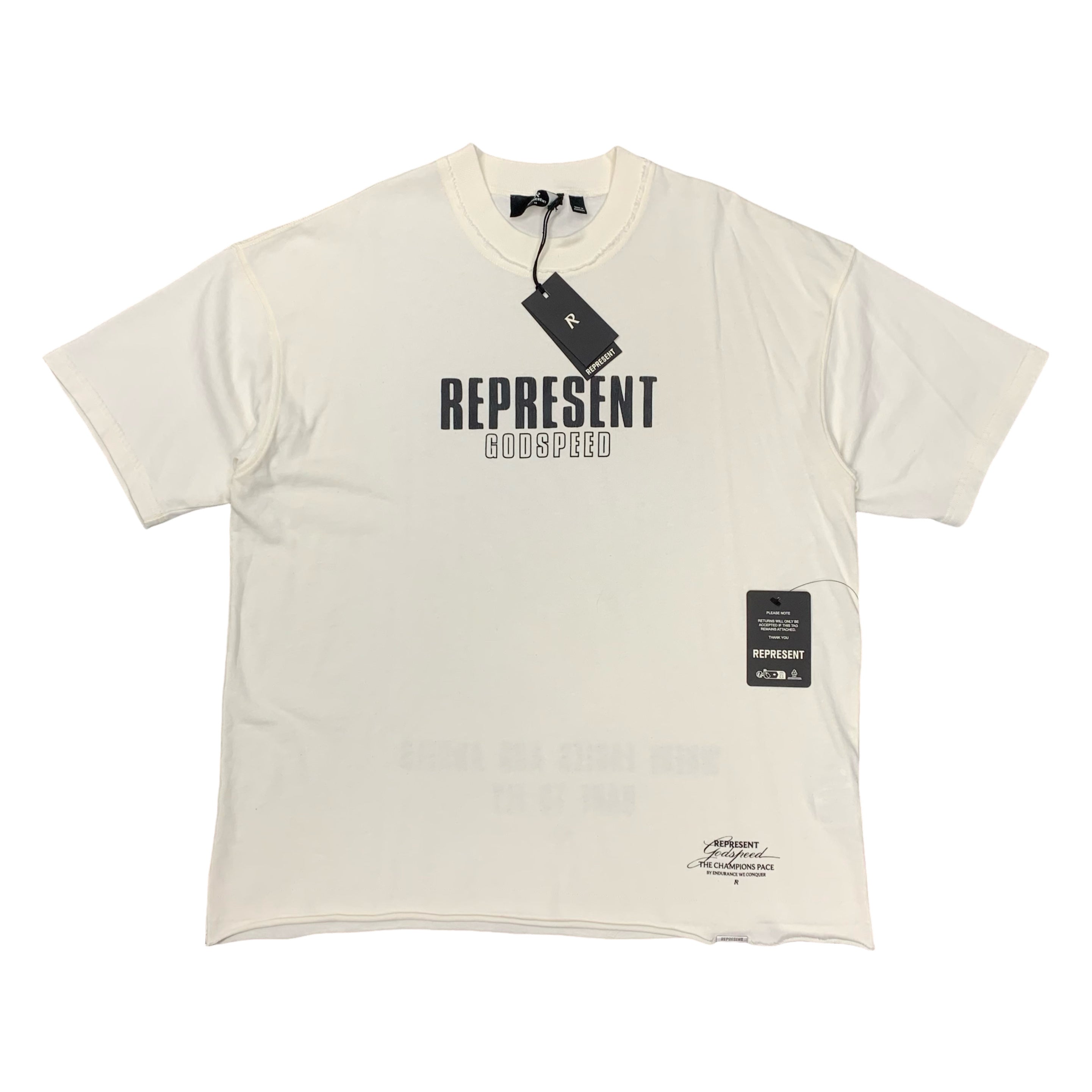 Represent Medium Tee Godspeed Flat White T-Shirt