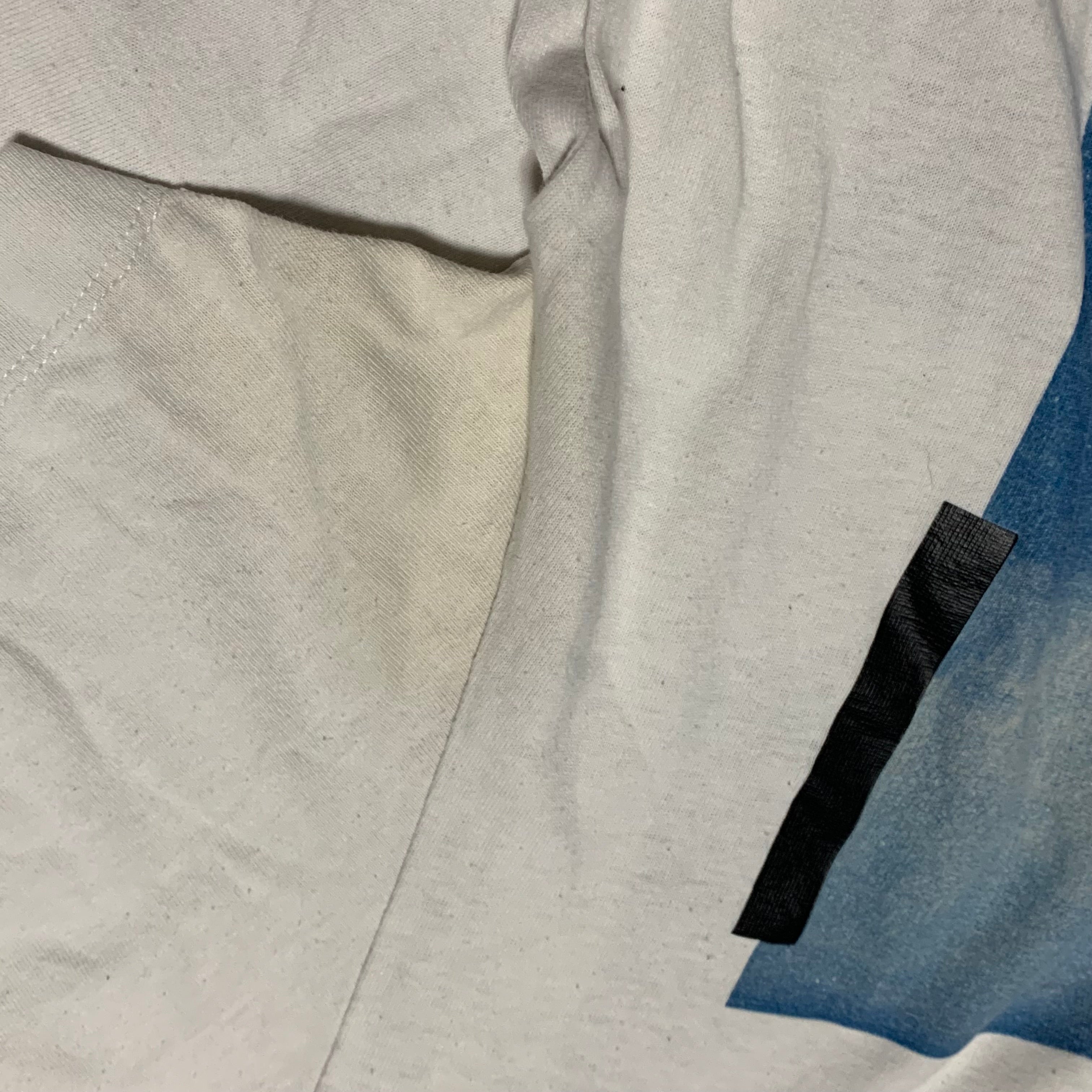 Off White Small Mona Lisa Arrows White Tee Virgil Abloh