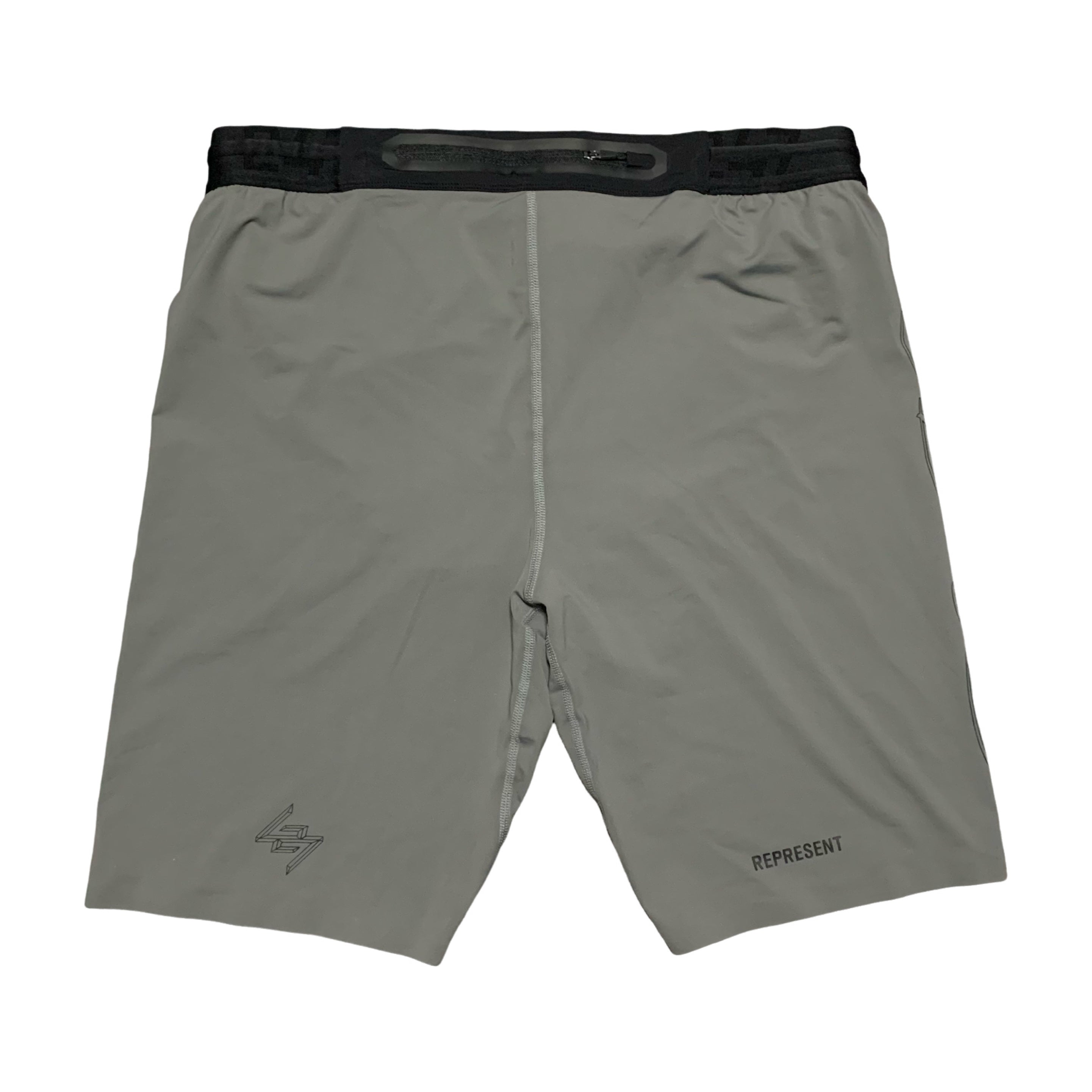 Represent Large Shorts 247 New York Half Tight Smoke Grey Bottoms