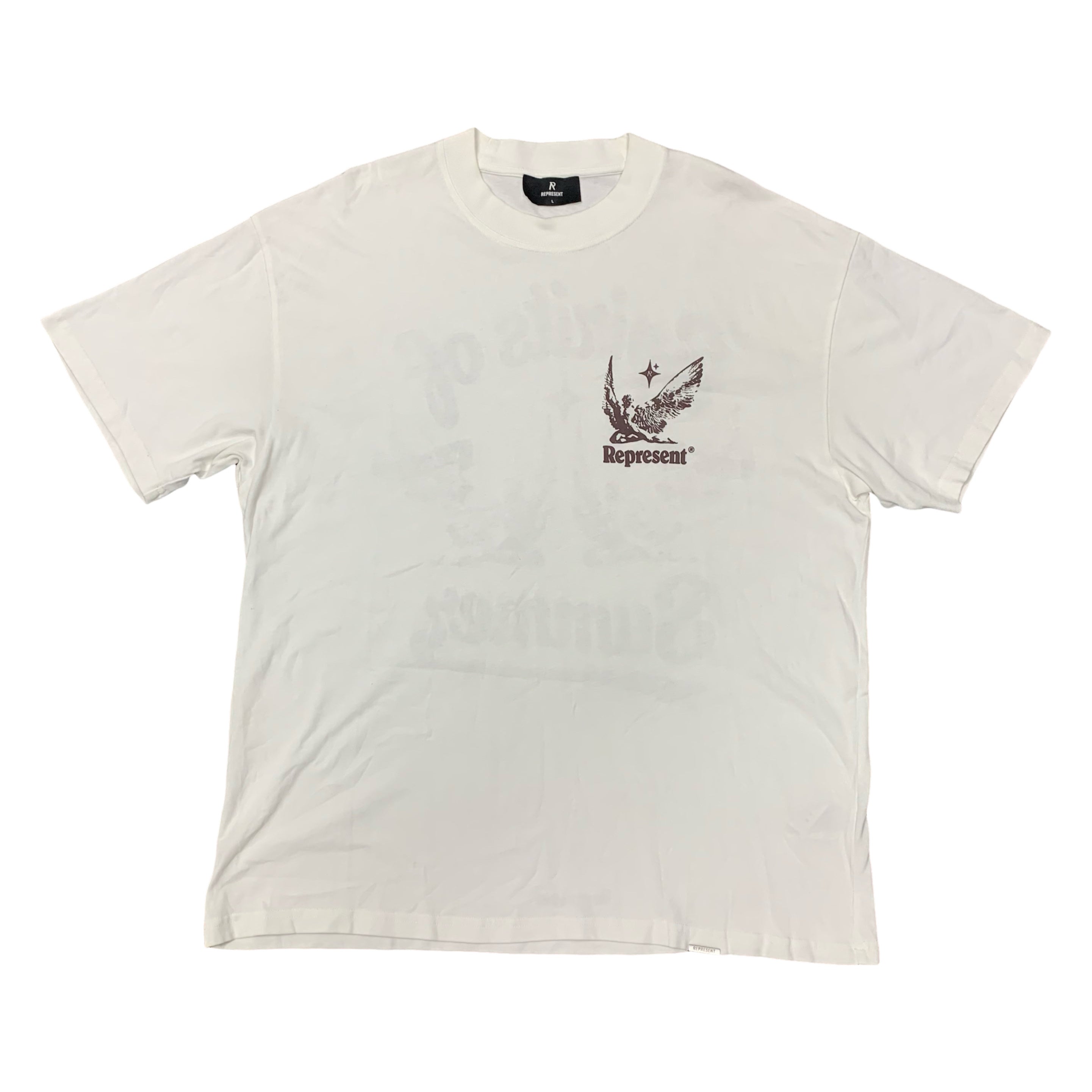 Represent Large Tee Spirit Of Summer Flat White T-Shirt