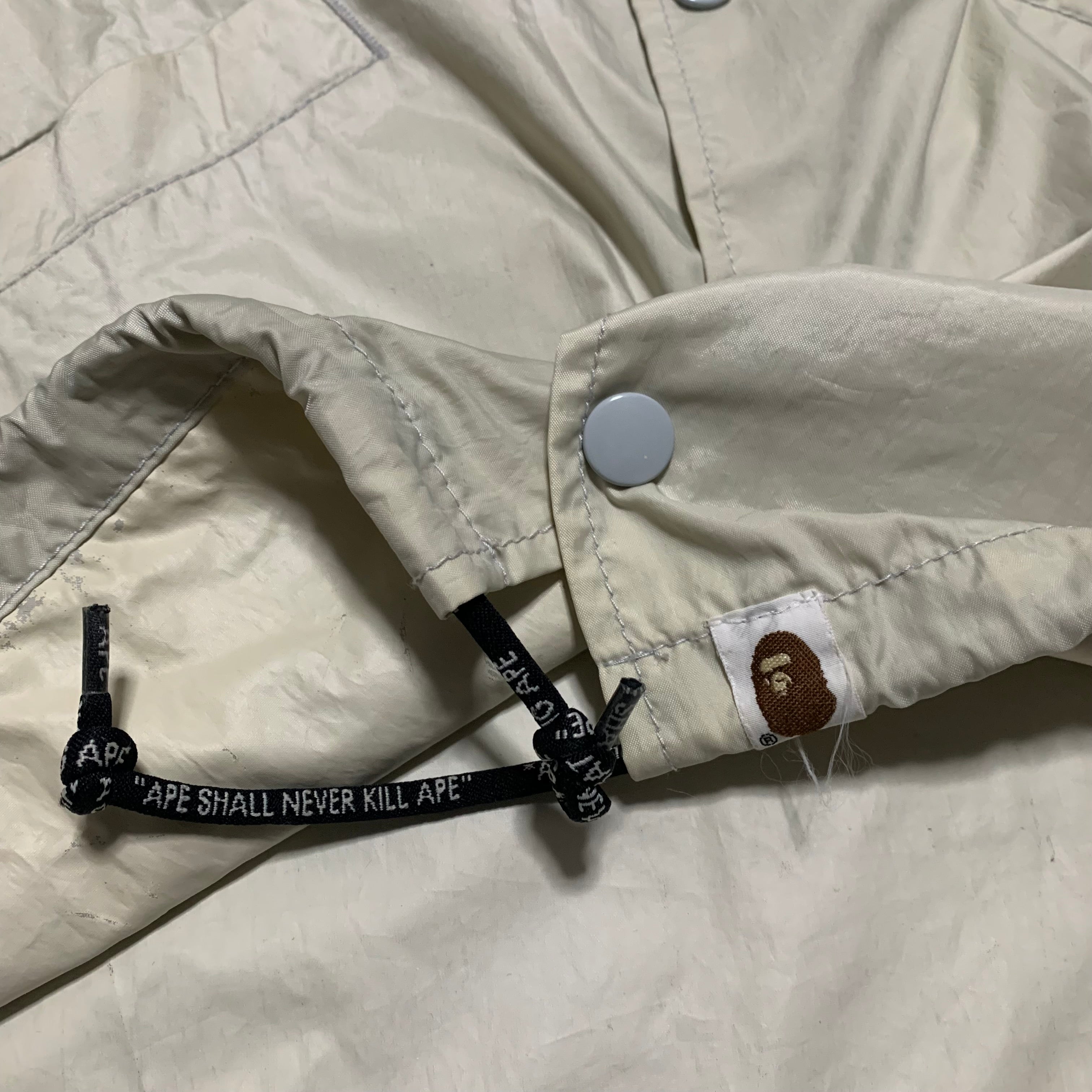 Bape XS Coach Jacket Nylon A Bathing Ape Busy Works Vintage 90s 1999