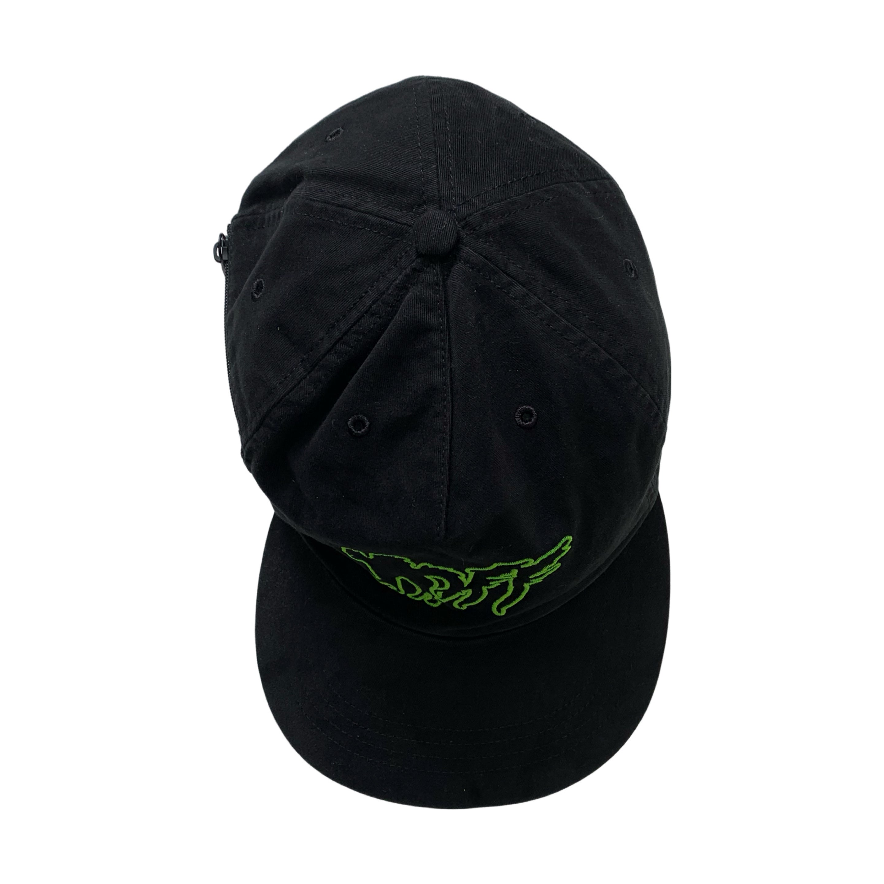 Off White Cap Mad Cat Black Cap Hat Virgil Abloh