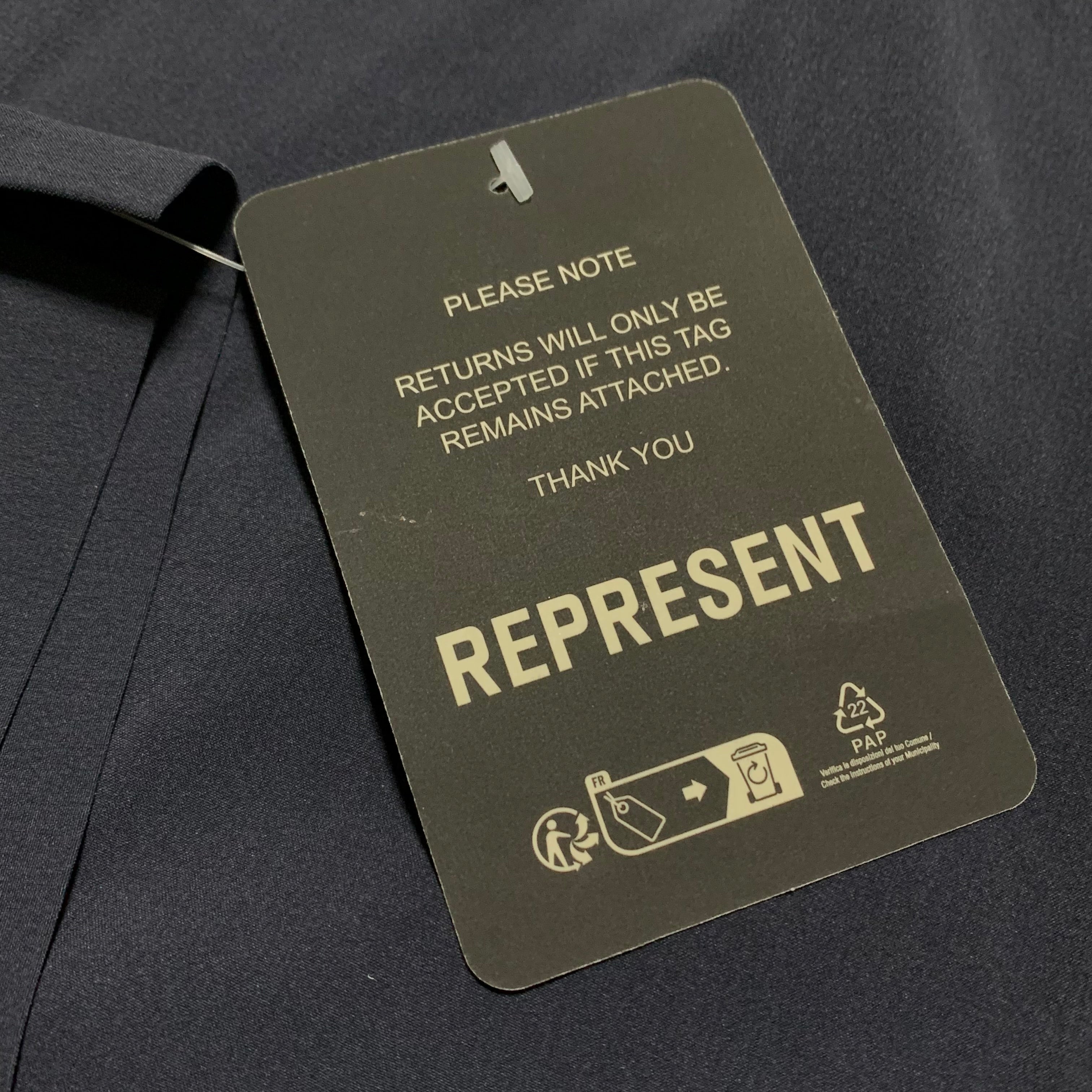 Represent XL Shorts 247 Fused Navy Blue Shorts Bottoms