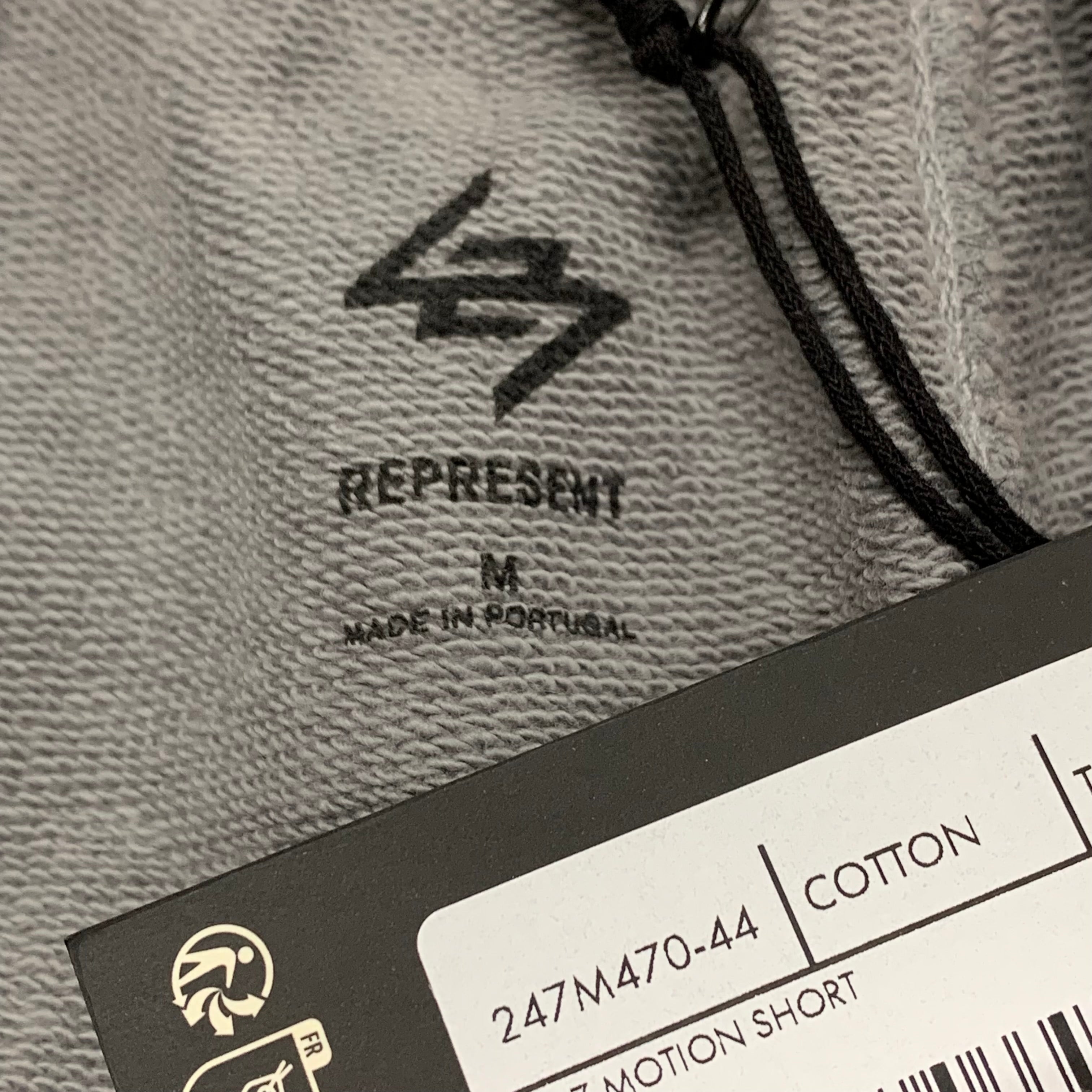 Represent Medium Shorts 247 Motion Grey Shorts