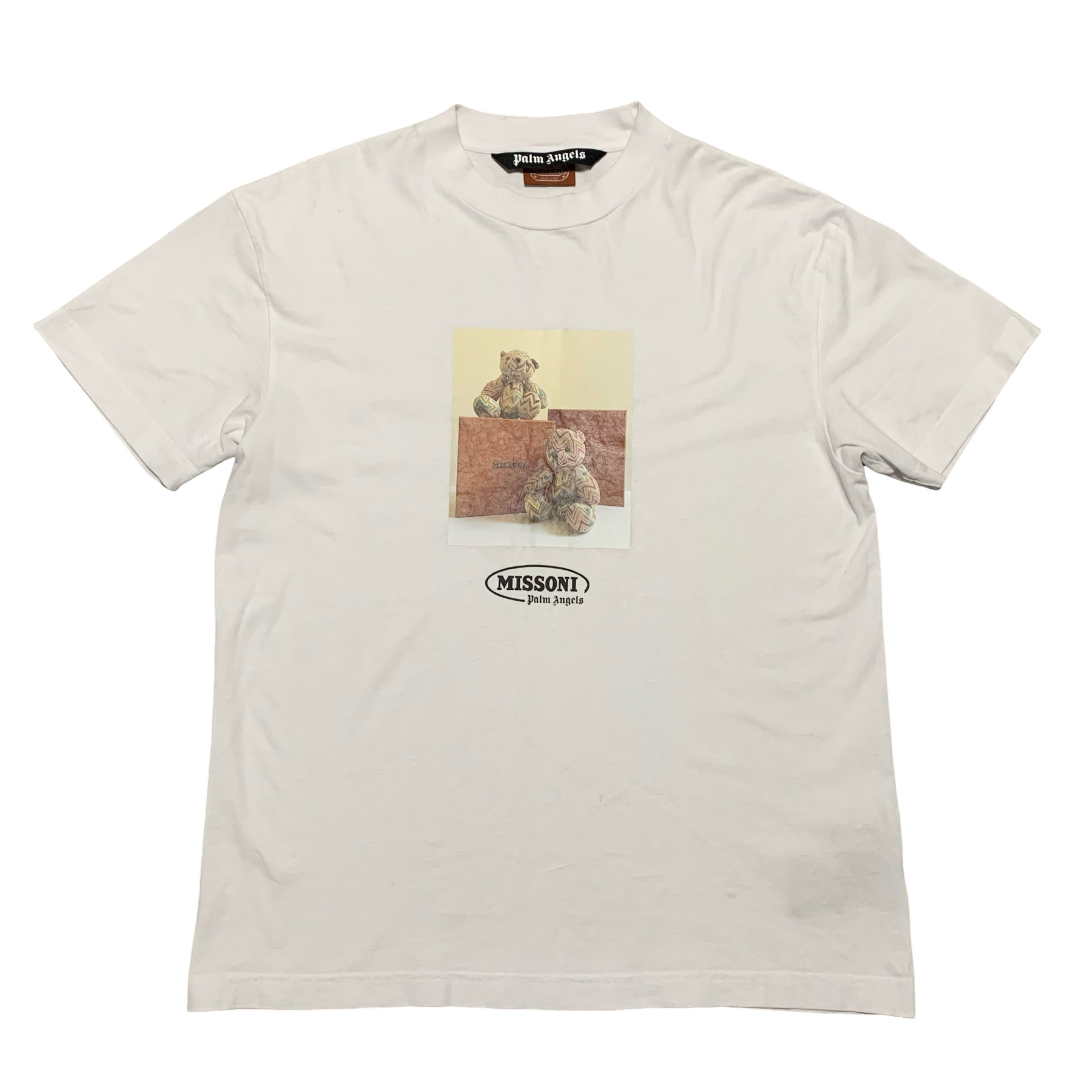 Palm Angels Medium Missoni Bear White Tee
