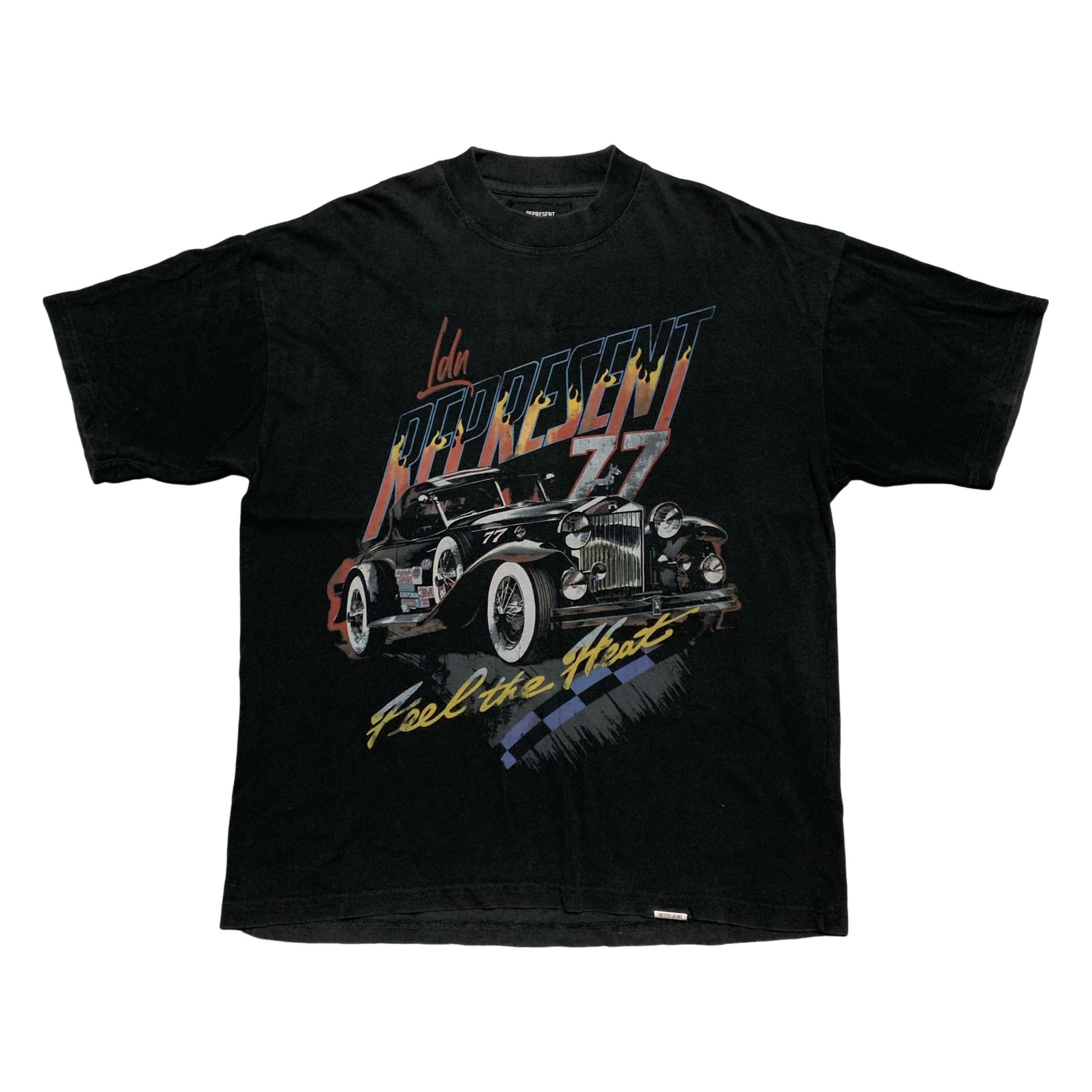 Represent XS Feel The Heat Vintage Black Tee