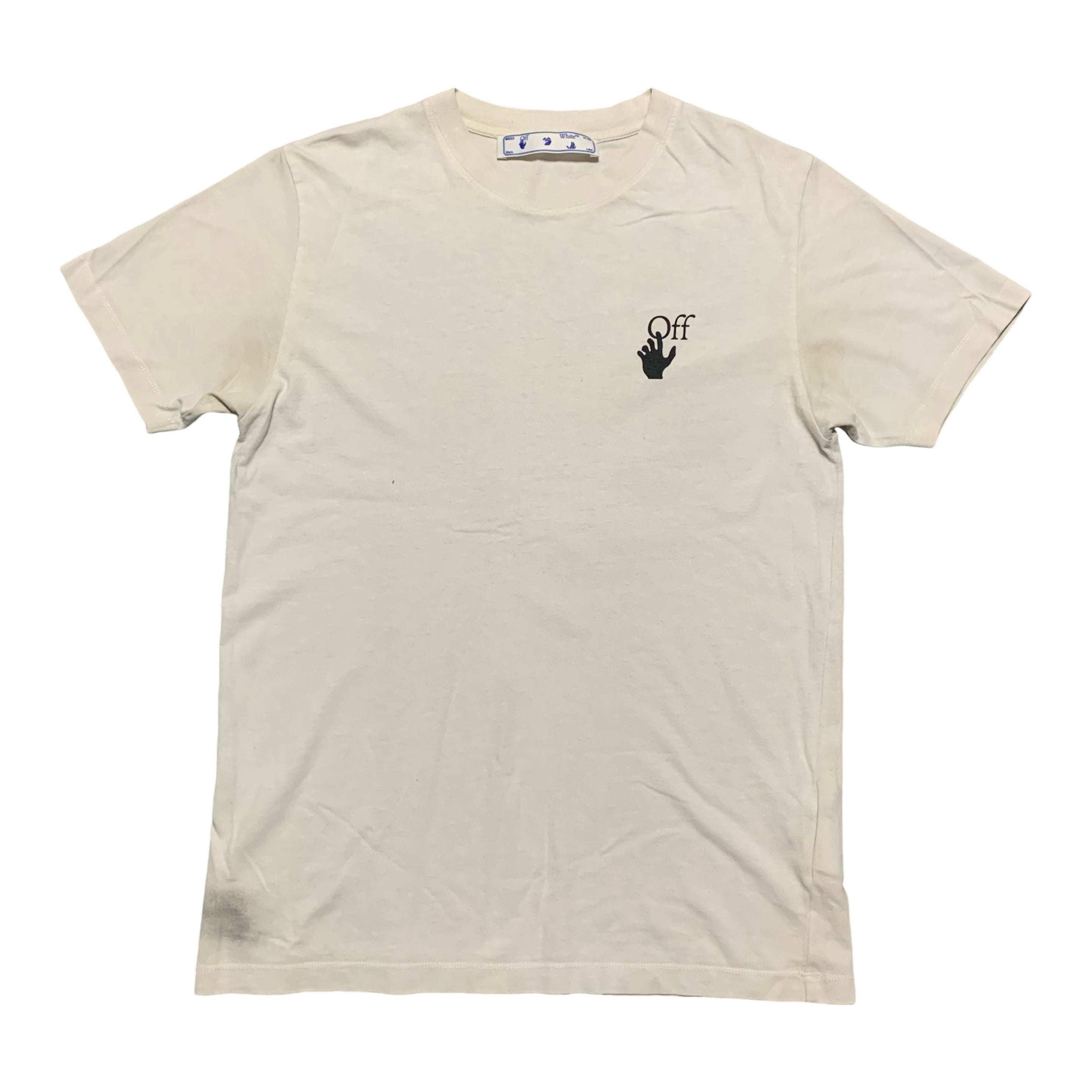 Off White Medium Arrows Degrade White Tee Virgil Abloh