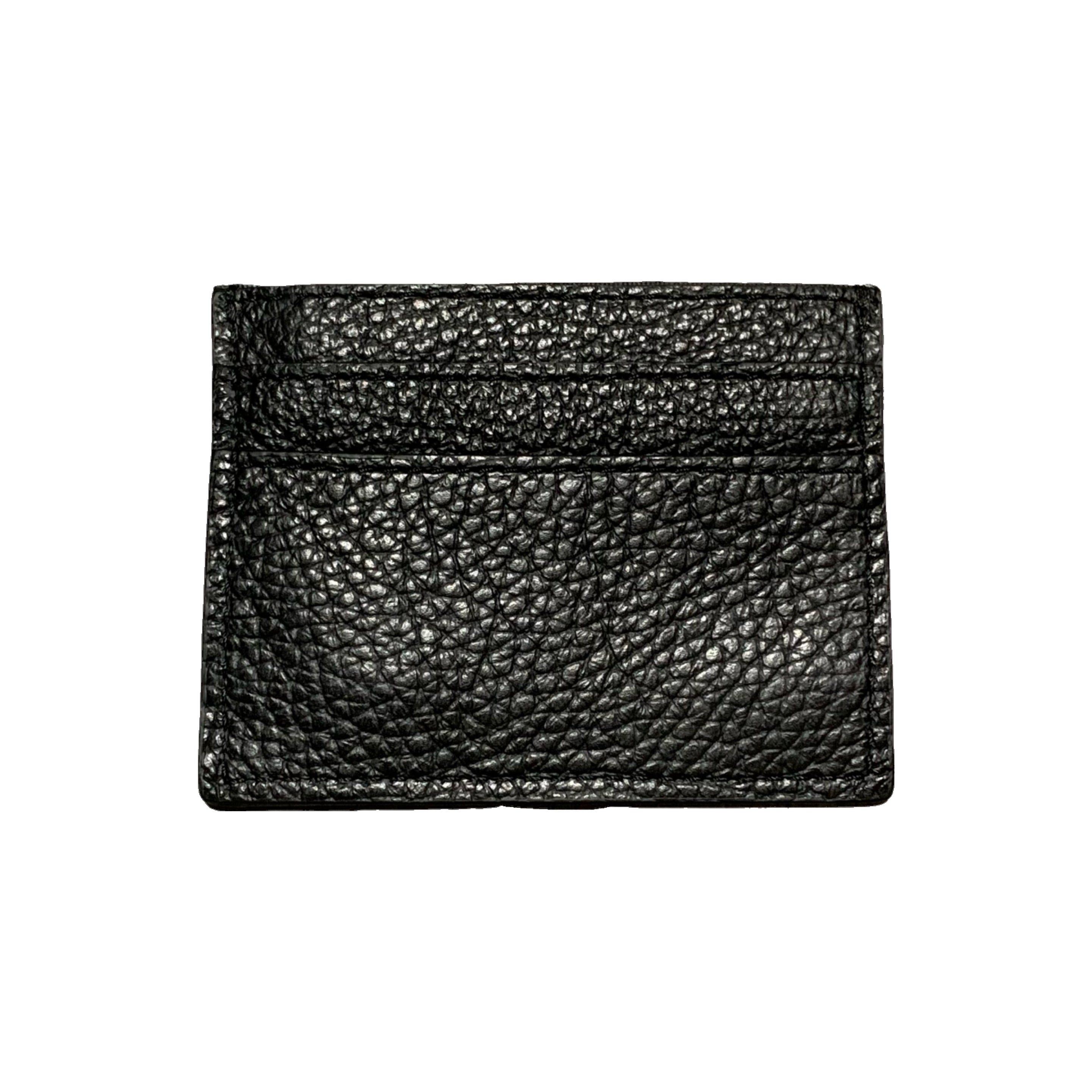 Represent Cardholder Initial Black Leather