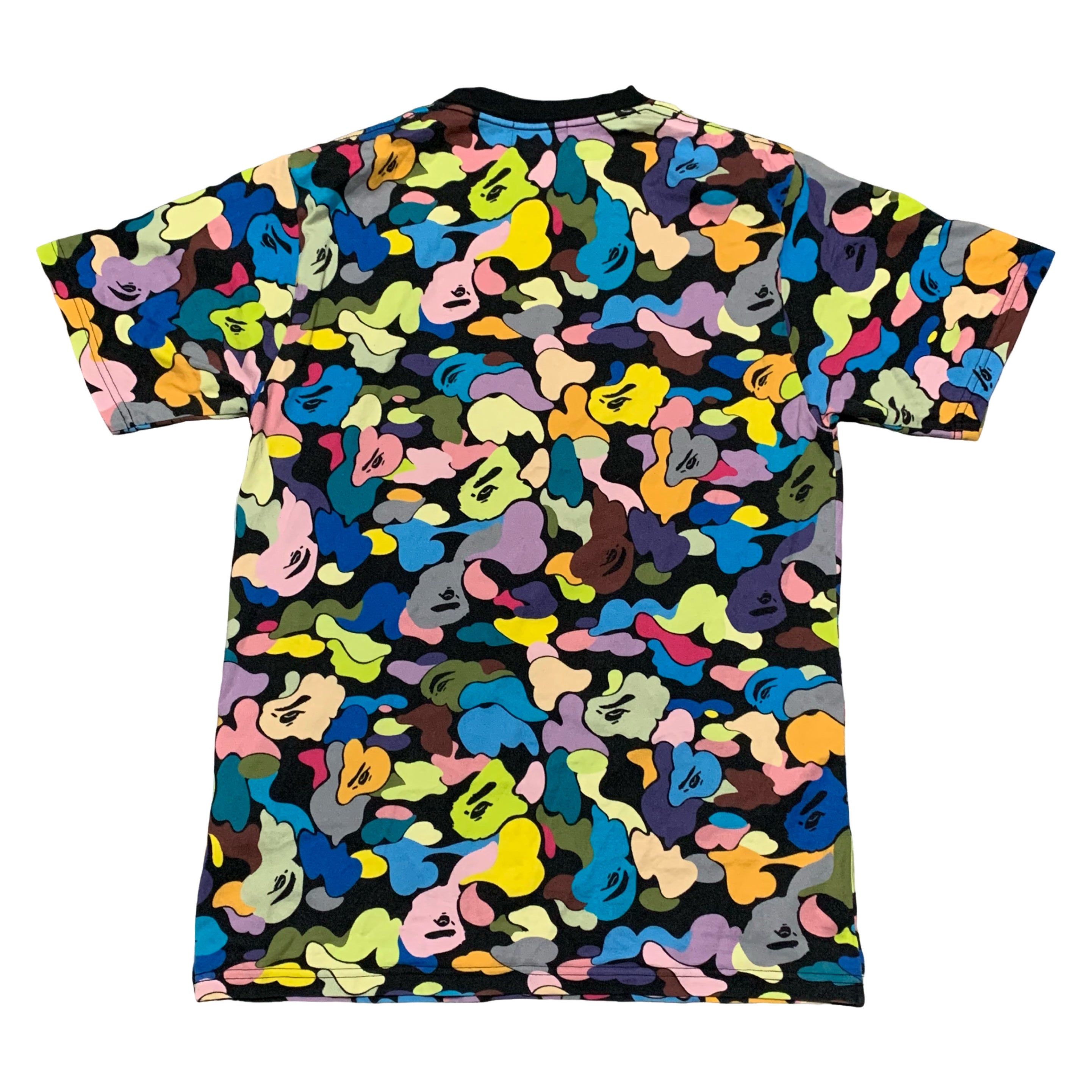 Bape Large Ultimate Multi Camo College Black Tee A Bathing Ape
