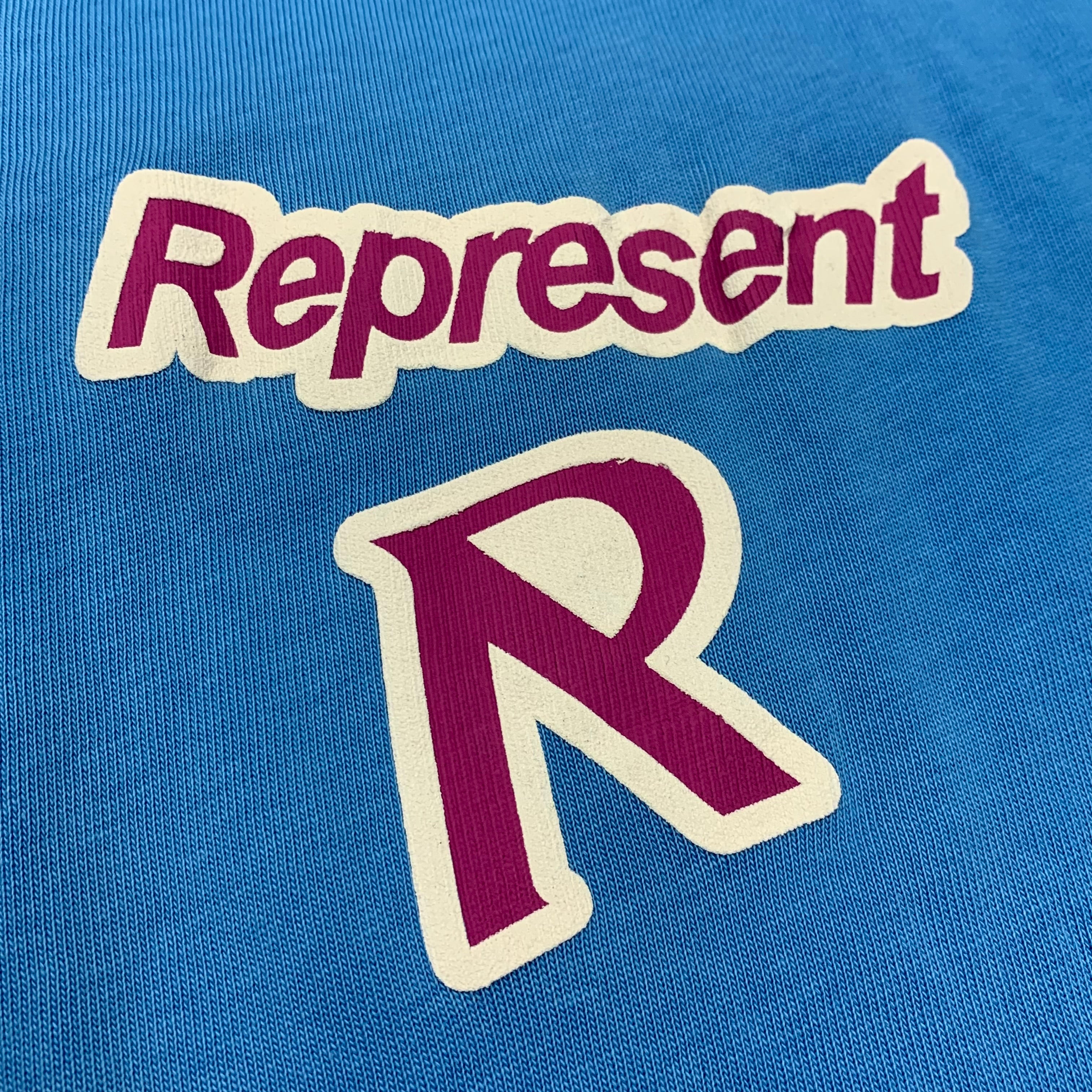 Represent Large Tee Godspeed Graphic Blue T-Shirt (Sample)