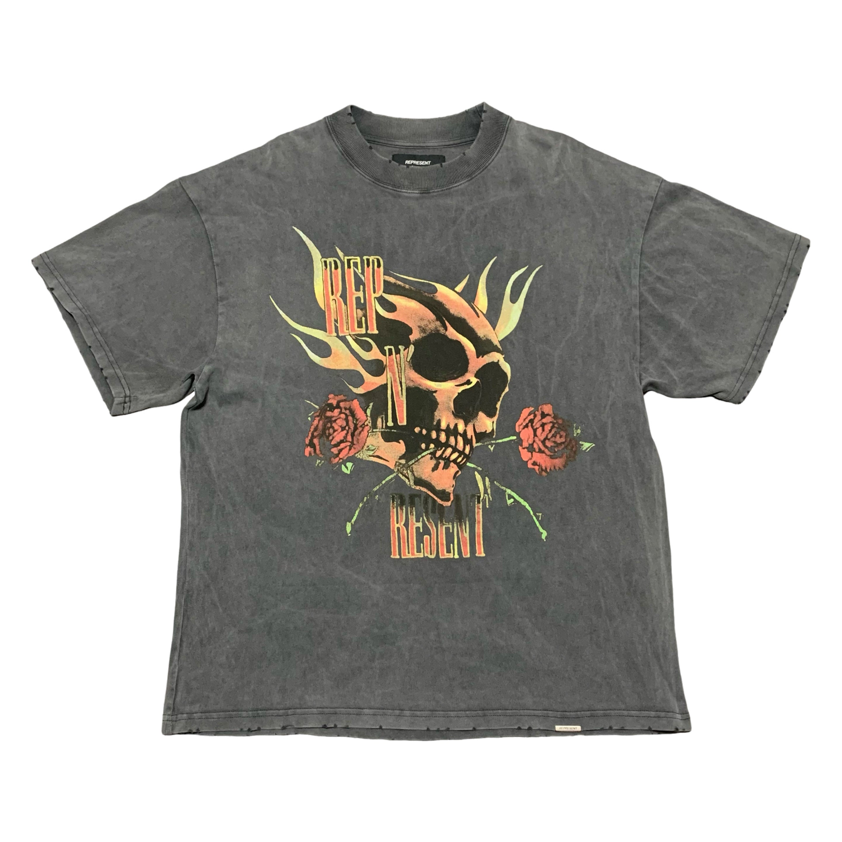 Represent Medium Rep N Resent Vintage Grey Tee