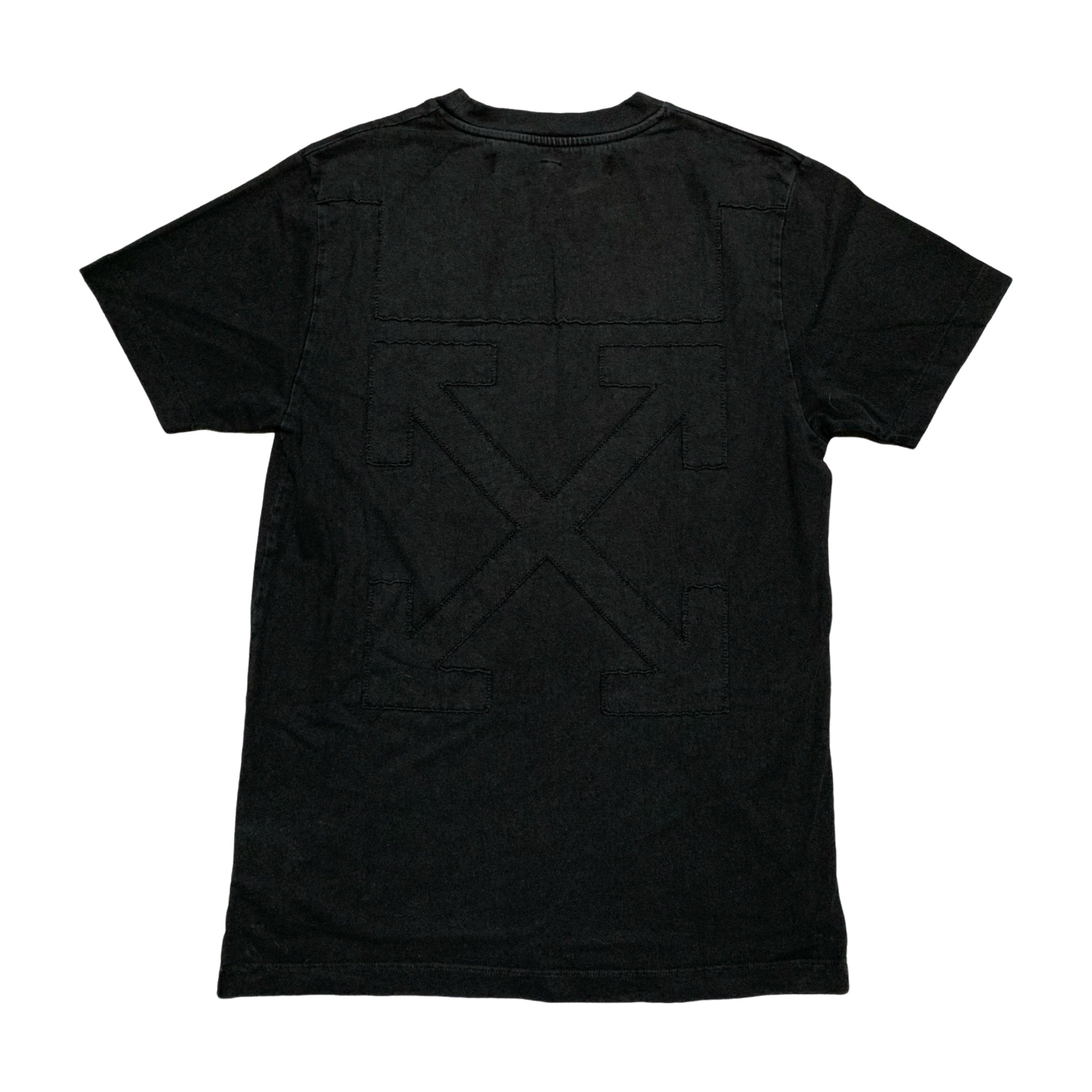 Off White Medium Arrows Black Tee Virgil Abloh